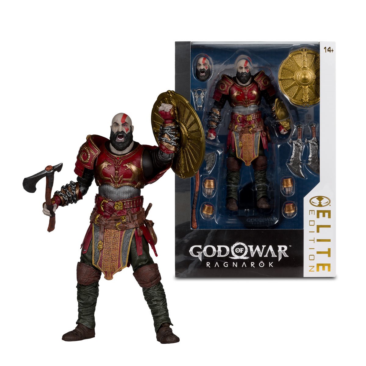 God of War Kratos with Ares Armor Action Figure By McFarlane