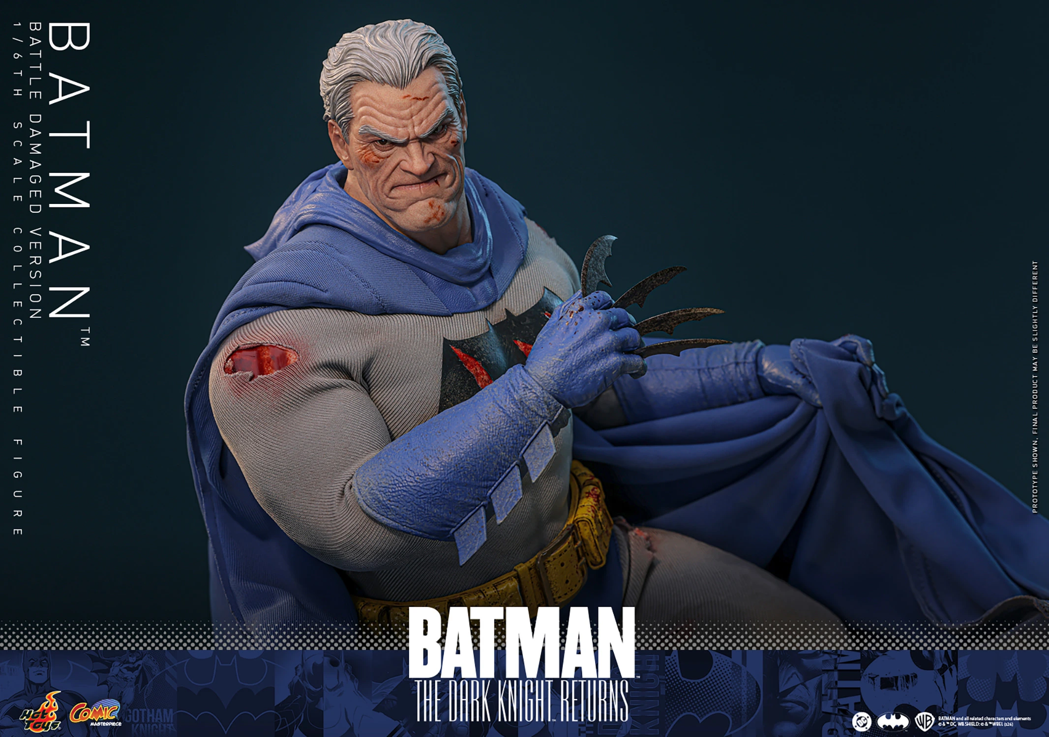 Batman (Battle Damaged Version) Sixth Scale Figure by Hot Toys