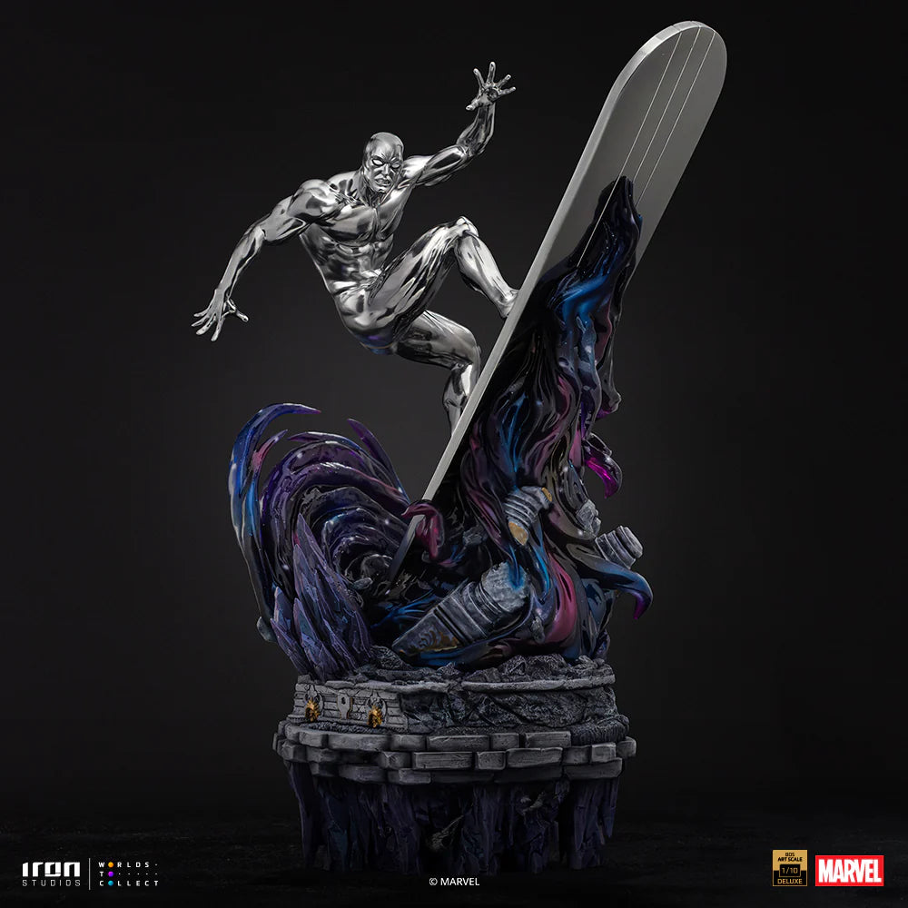 Statue Silver Surfer Deluxe Infinity Gauntlet Diorama BDS by Iron Studios