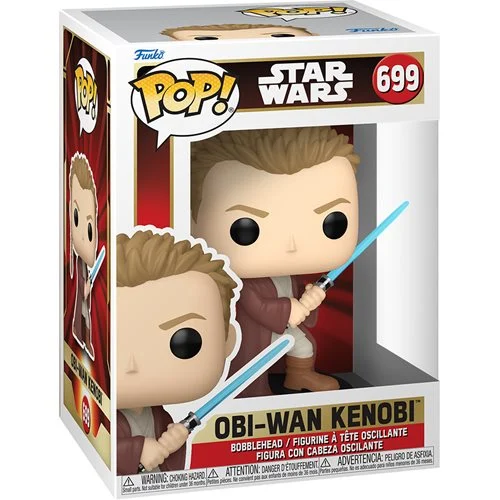 Star Wars Episode I The Phantom Menace Obi-Wan with Light Saber (Young) Funko Pop!