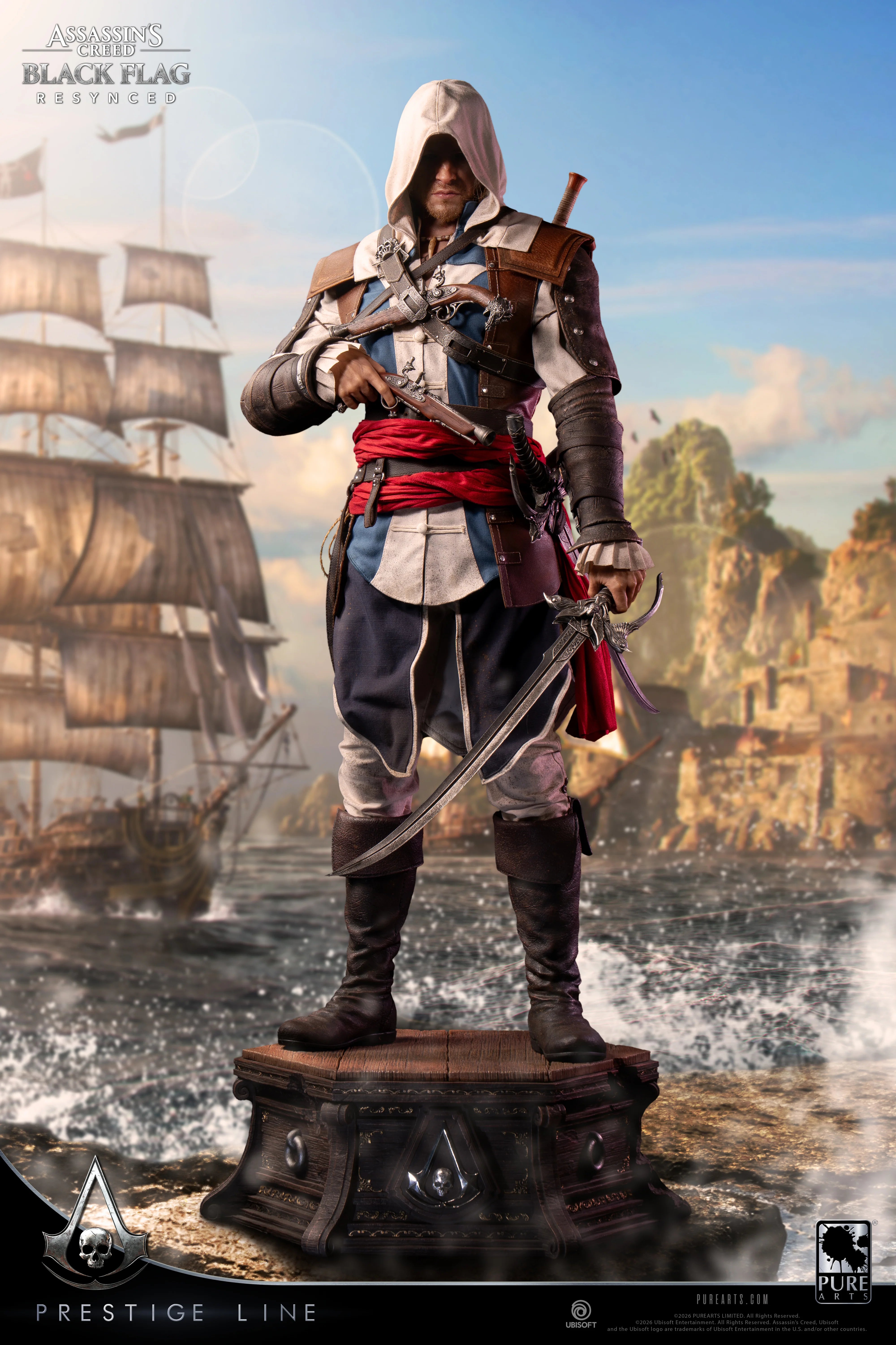 Assassin’s Creed Edward Kenway Prestige Line Statue 1/2 Scale by PureArts