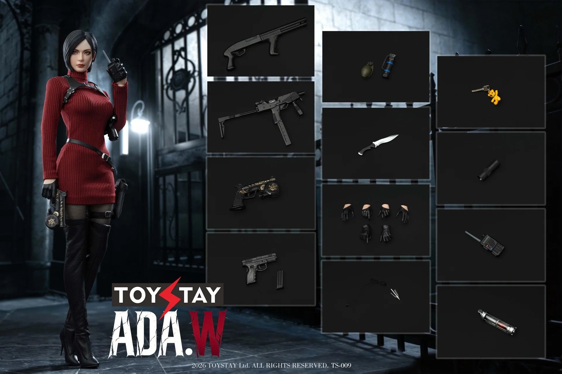 ADA.W Red Sweater Ver. Action Figure By TOYSTAY