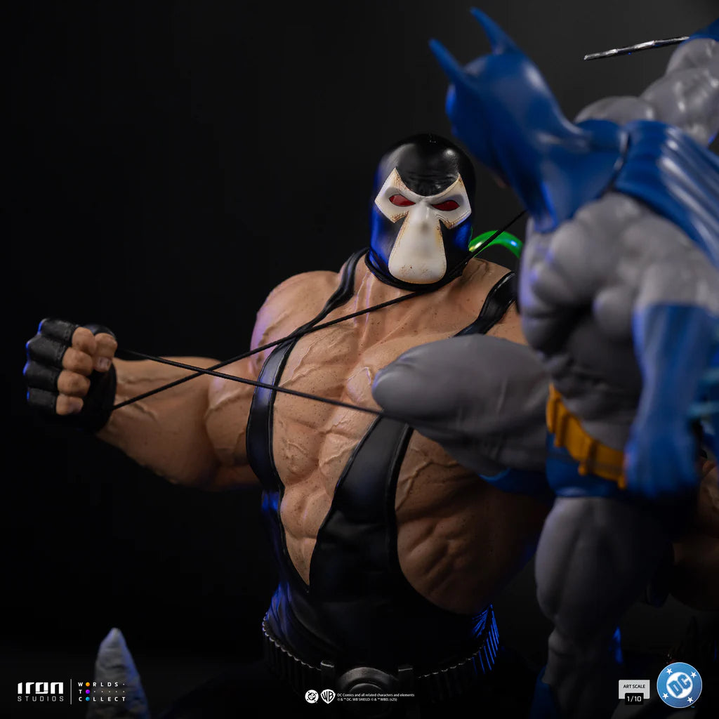 Batman vs Bane DC Comics Diorama Statue By Iron Studios