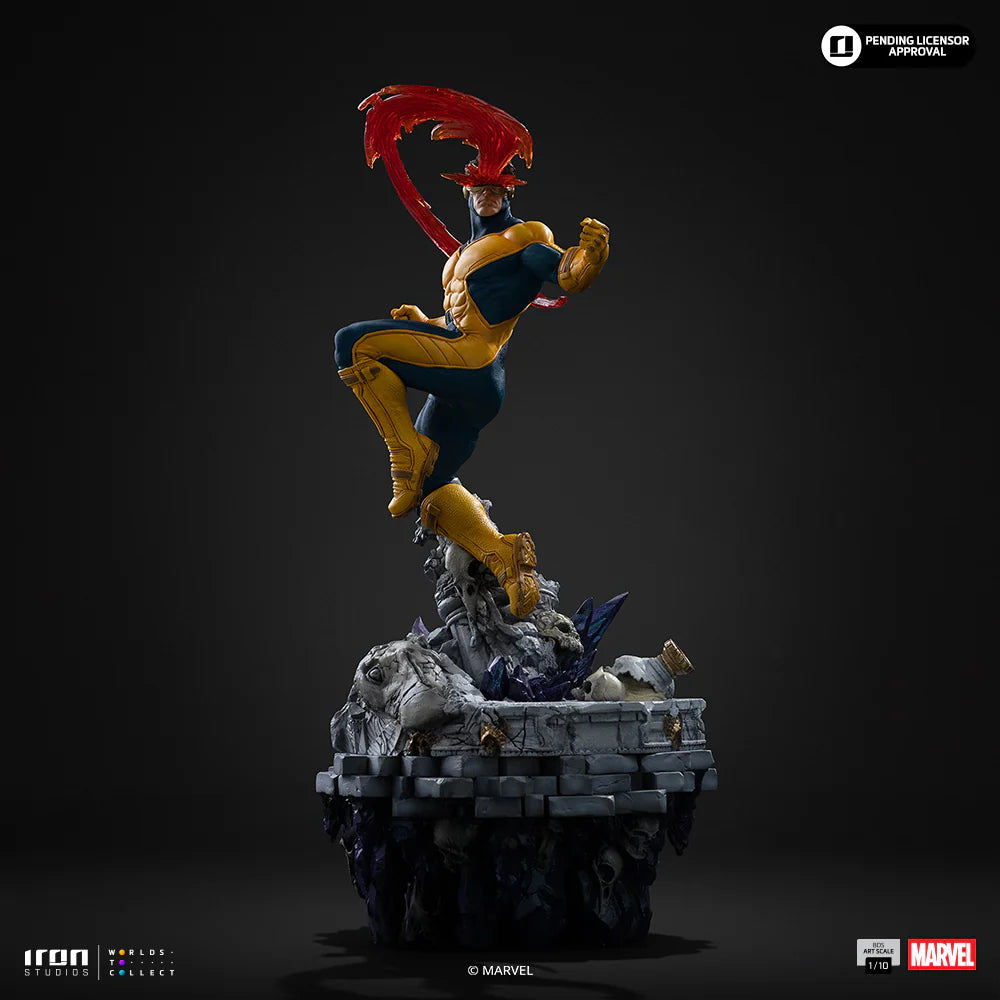 X-Men Cyclops Infinity Gauntlet Diorama Bds Statue By Iron Studios