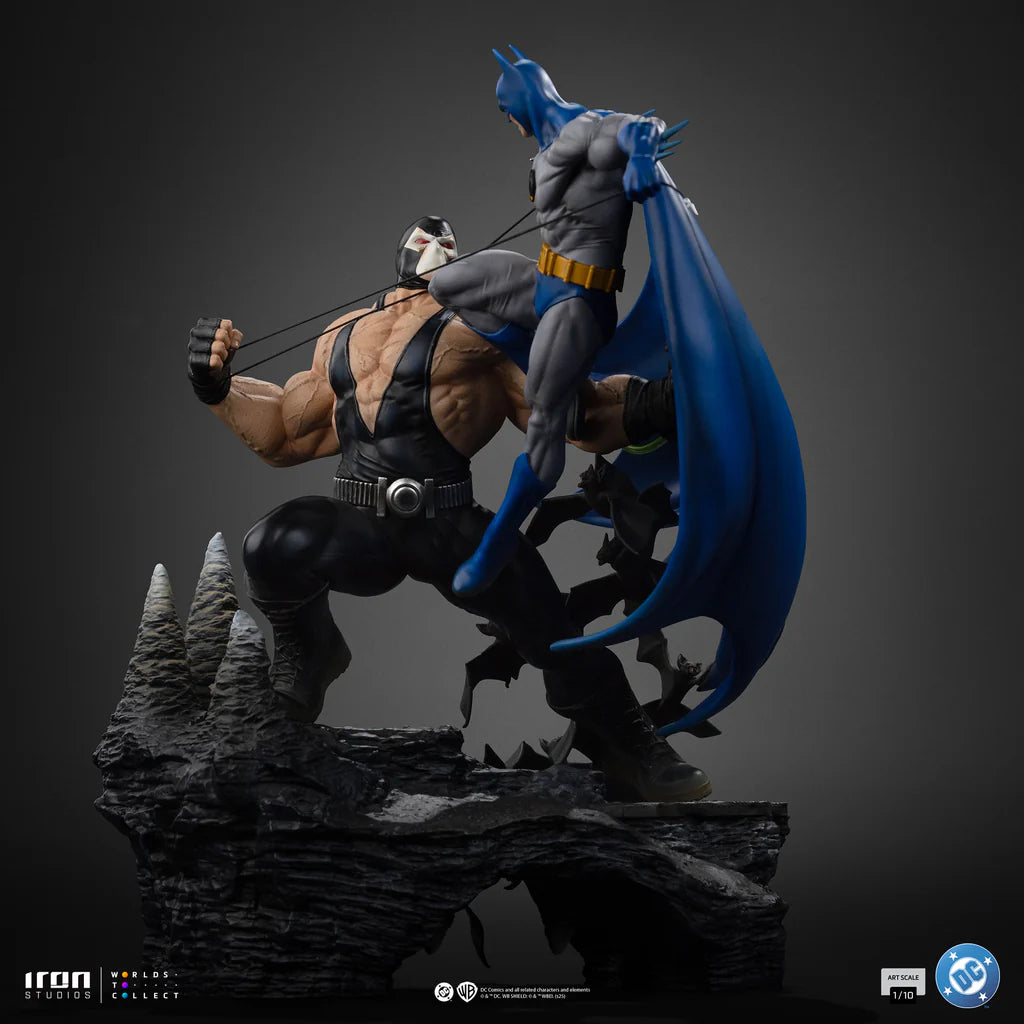 Batman vs Bane DC Comics Diorama Statue By Iron Studios