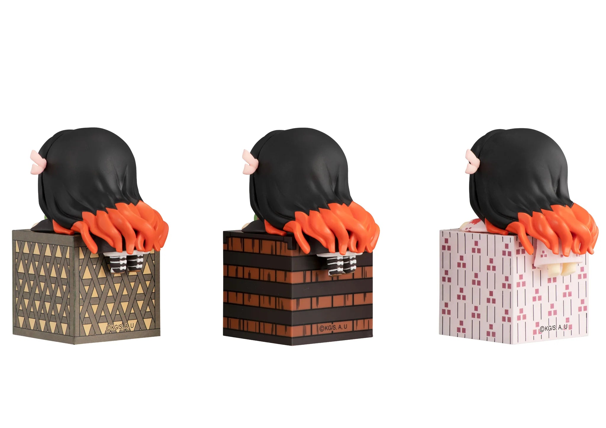 Demon Slayer Nezuko Hikkake Figure Set of 3 Figures