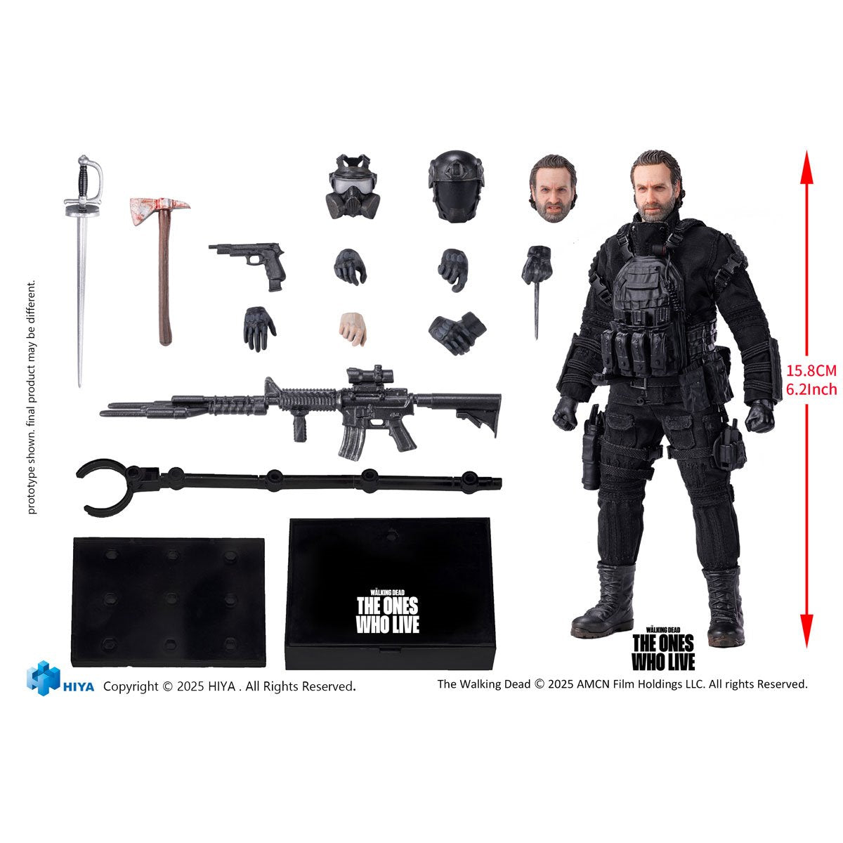 The Walking Dead: The Ones Who Lived Rick Grimes Exquisite Super Series Action Figure - Previews Exclusive