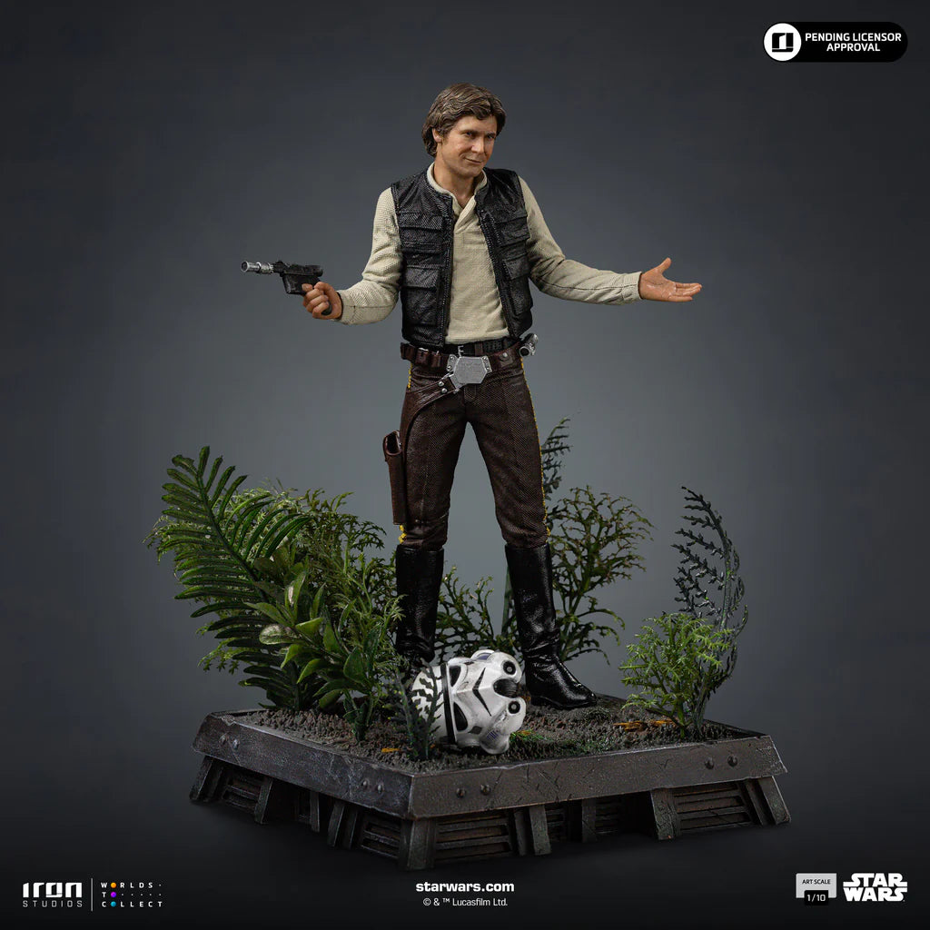 Star Wars: Return of the Jedi Han Solo Statue By Iron Studios