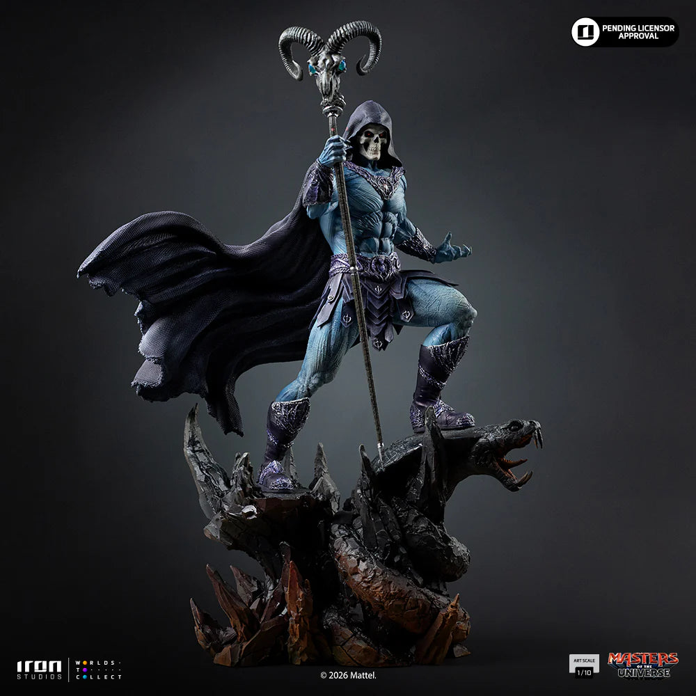 Masters Of The Universe 2026 Skeletor Statue Art Scale 1/10 by Iron Studios