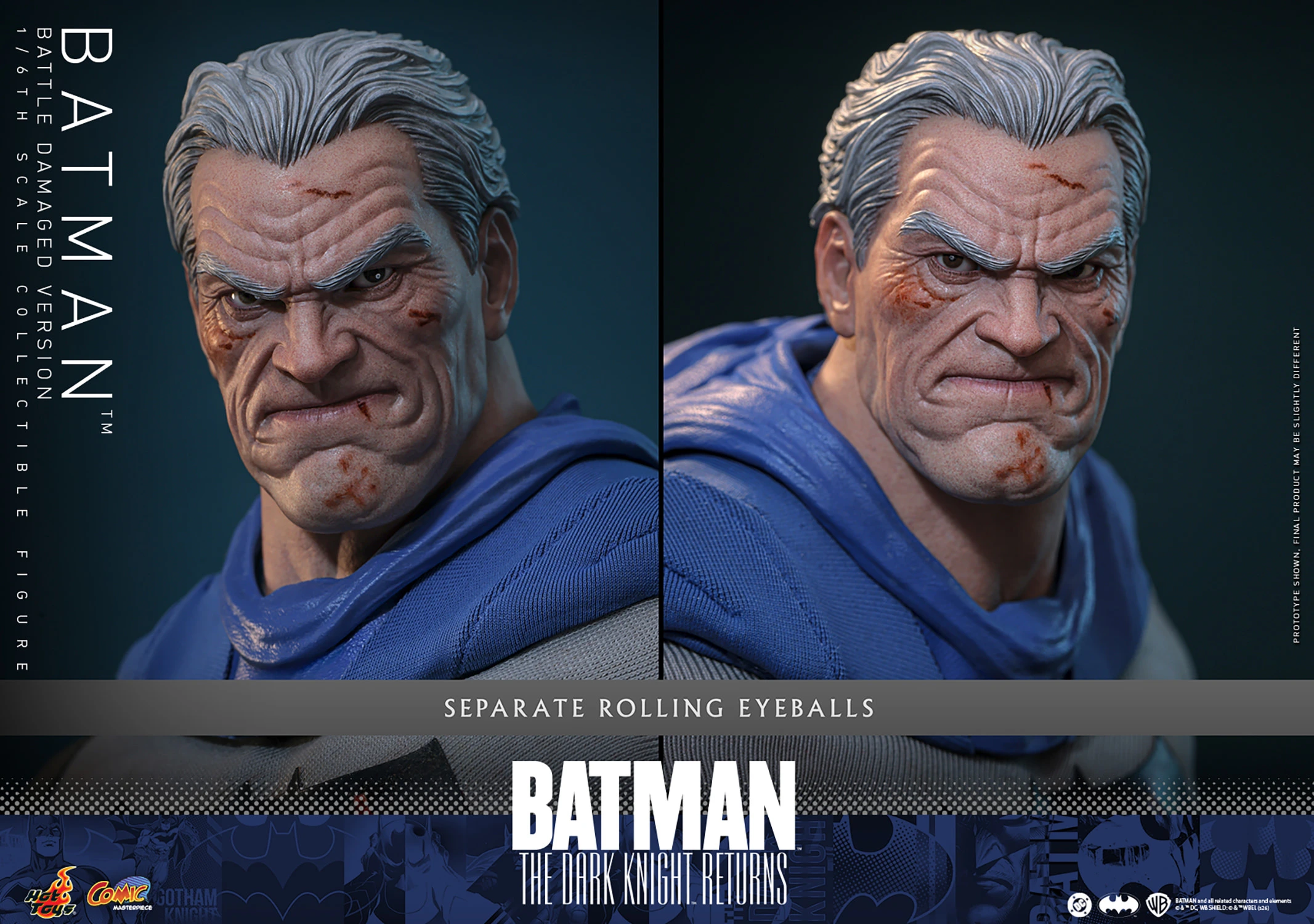 Batman (Battle Damaged Version) Sixth Scale Figure by Hot Toys