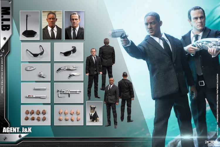 1/12 Scale M.I.B - Agent J and K Figure Set by PC Toys