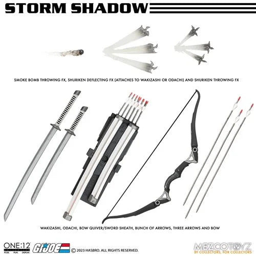 G.I. Joe: Storm Shadow One:12 Collective Action Figure By Mezco