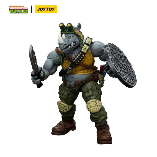 Teenage Mutant Ninja Turtles Rocksteady Action Figure By Joytoy