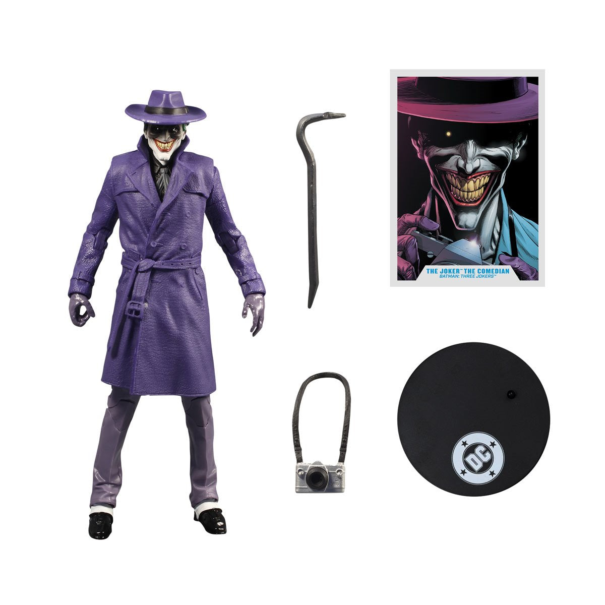 DC Multiverse McFarlane Vault Collection Wave 2 The Joker Comedian (Batman: Three Jokers) Action Figure