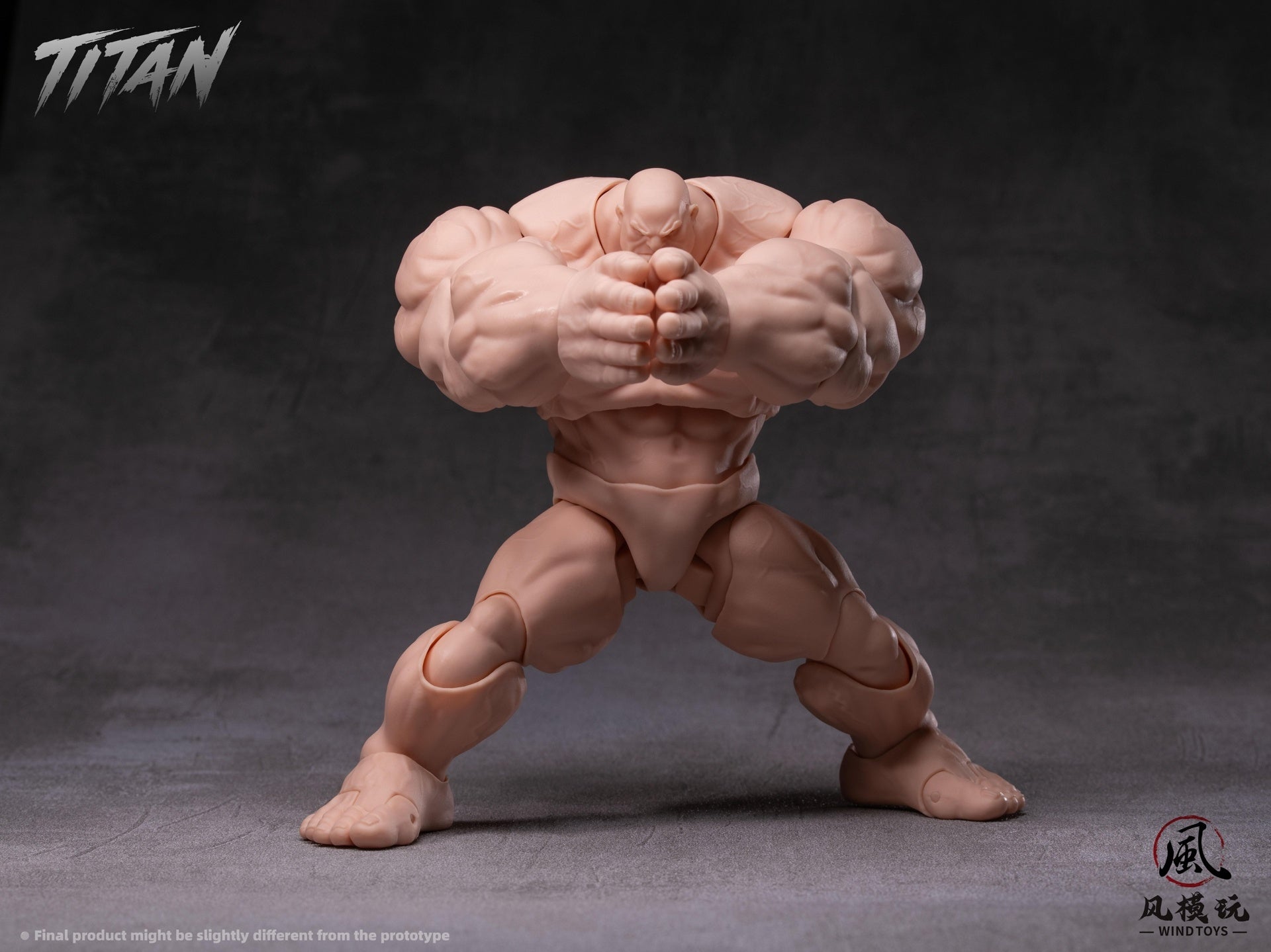 Titan 1/12 Super Action Muscle Body (Light Skin) by WIND TOYS