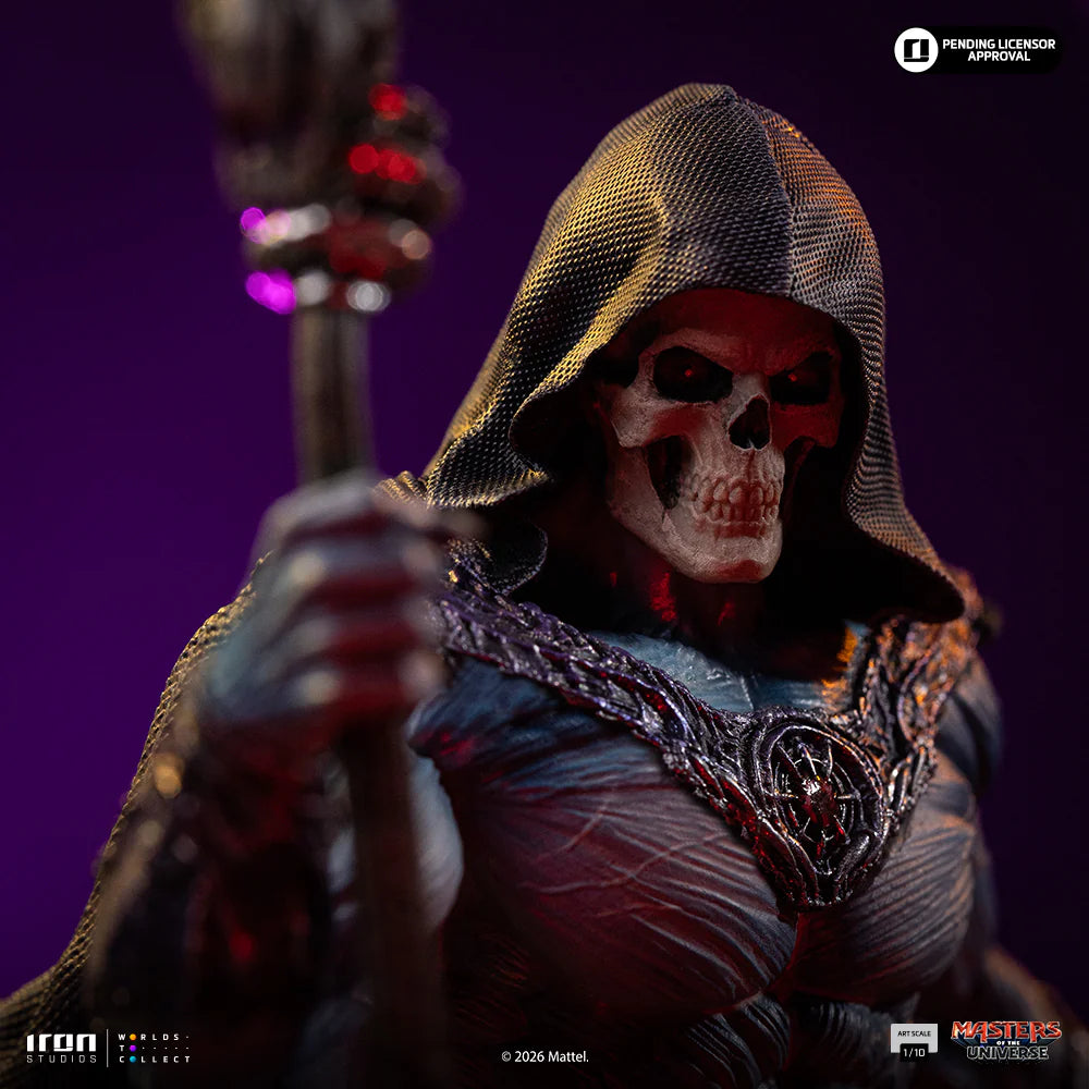 Masters Of The Universe 2026 Skeletor Statue Art Scale 1/10 by Iron Studios