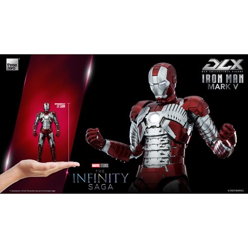 Marvel Studios: The Infinity Saga Iron Man Mark 5 DLX Action Figure By Threezero