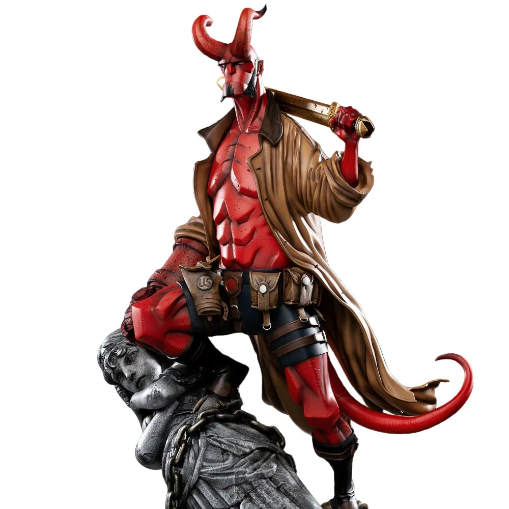 HELLBOY 1/4 Scale Statue Mignola Comic By XM Studios