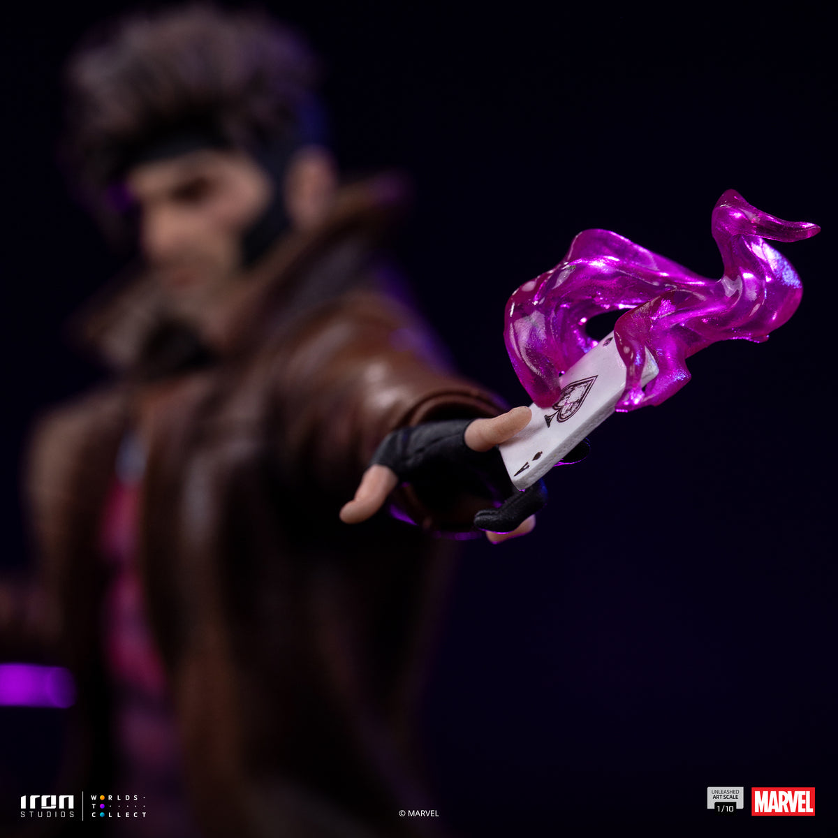 X-Men Gambit Unleashed 1/10 Statue By Iron Studios