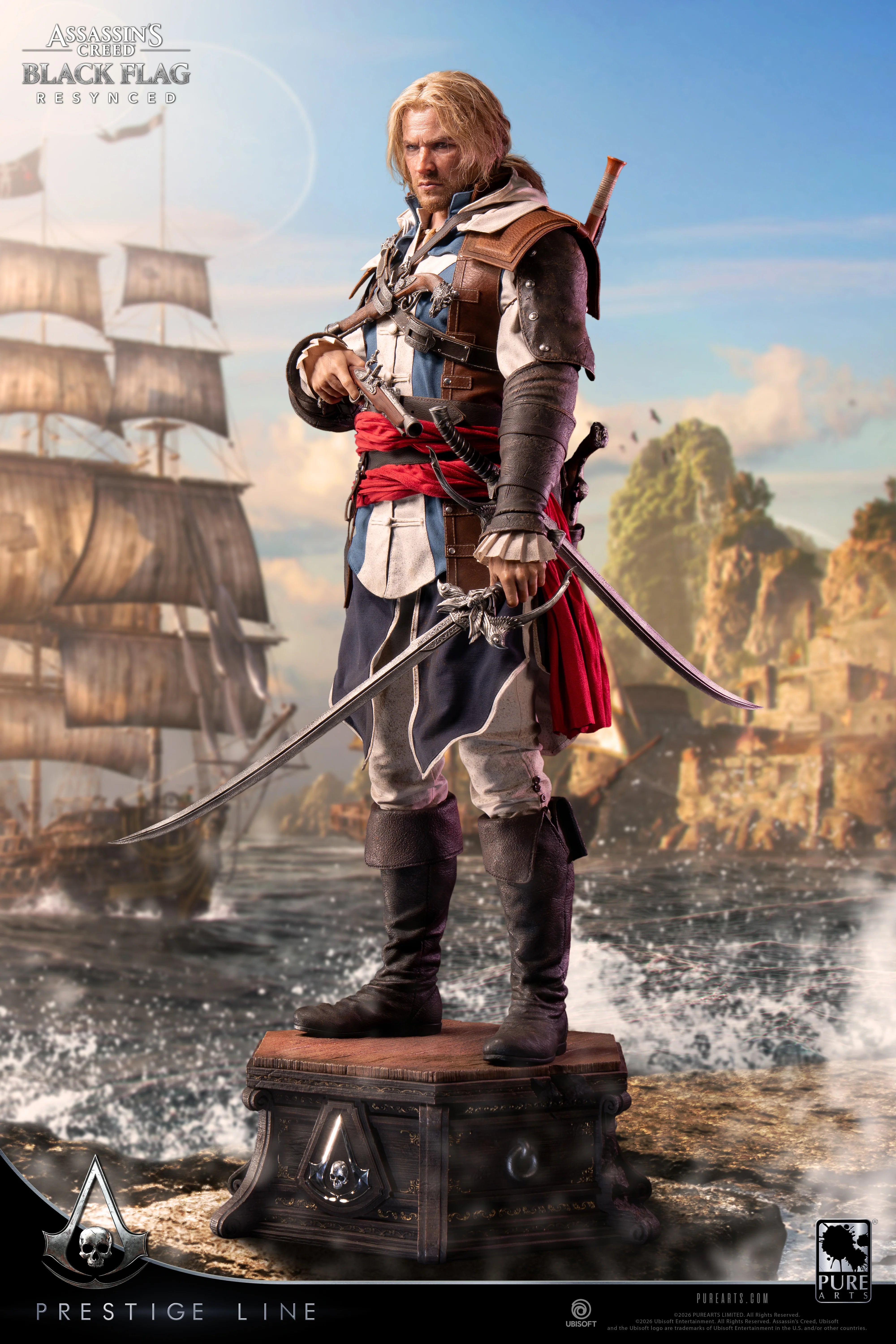 Assassin’s Creed Edward Kenway Prestige Line Statue 1/2 Scale by PureArts