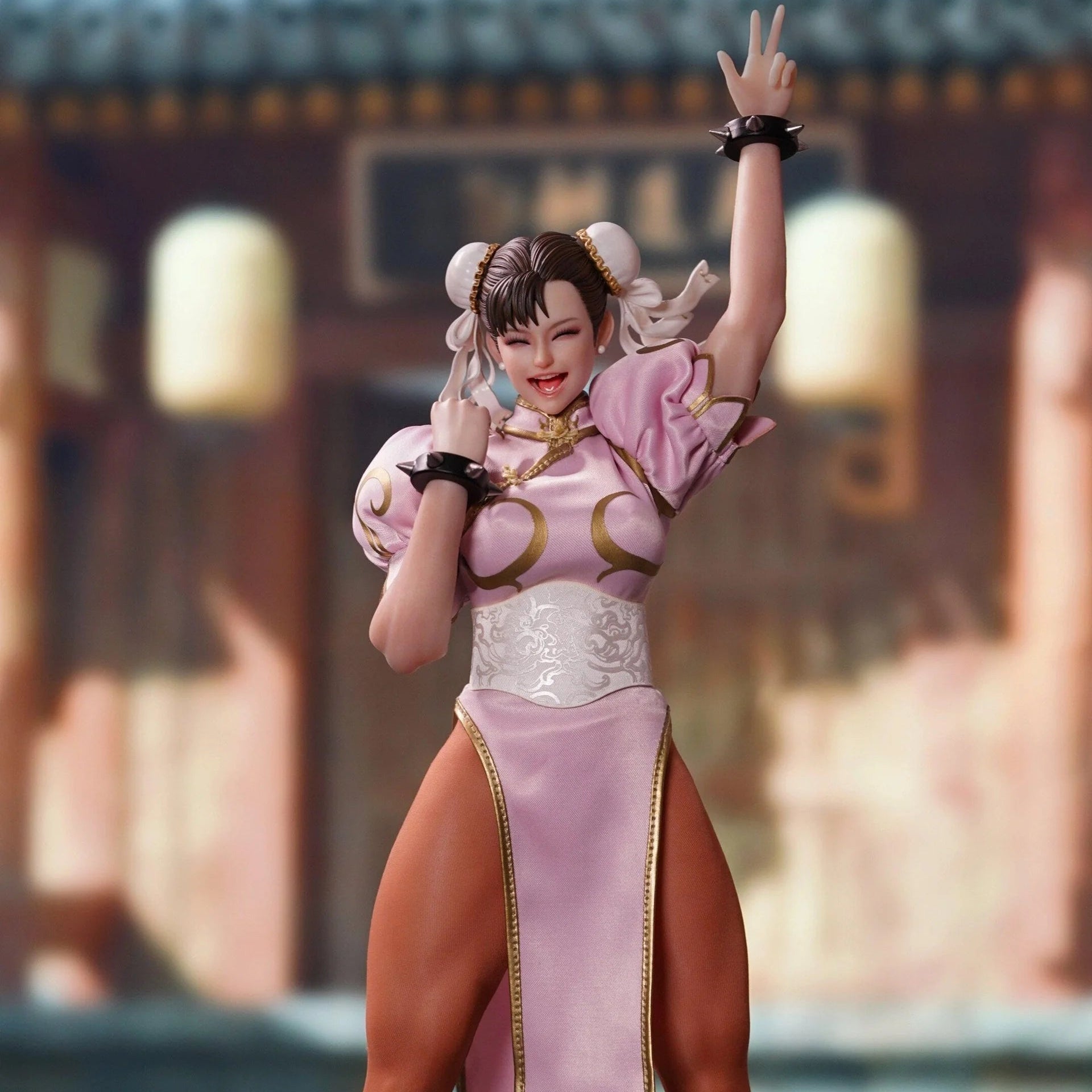 PLAY TOY Fighting Goddess Pink Ver. Street Fighter Chun-Li Action Figure