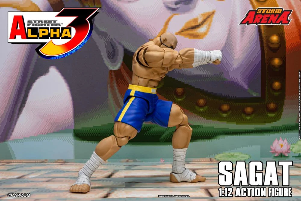 Sagat STREET FIGHTER ALPHA 3 (STORM ARENA) 1/12 Scale By Storm Collectibles