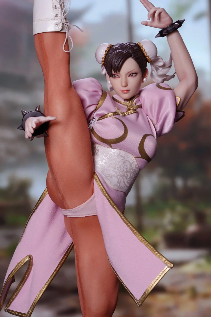 PLAY TOY Fighting Goddess Pink Ver. Street Fighter Chun-Li Action Figure