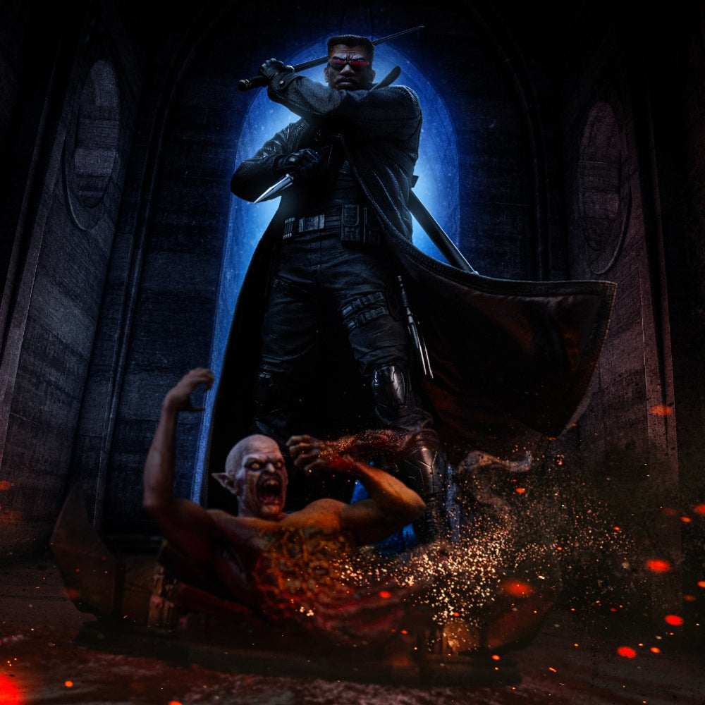 Marvel Comics Blade Statue by Iron Studios