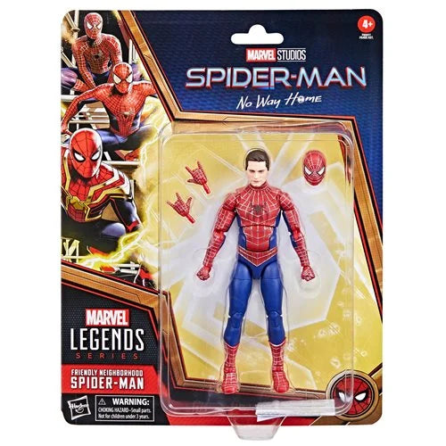 Spider-Man: No Way Home Marvel Legends Friendly Neighborhood Spider-Man Action Figure