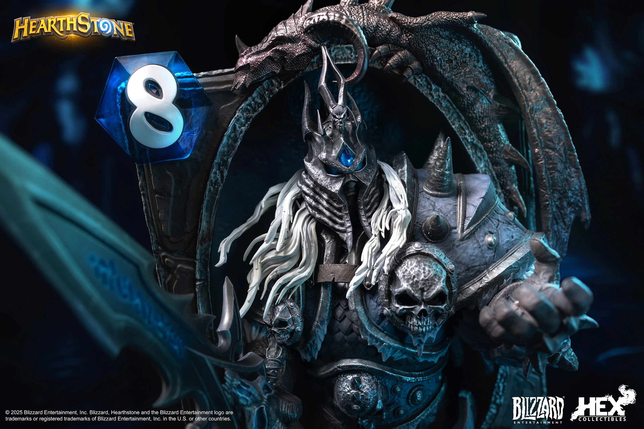 The Lich King 3D Art Frame Statues by HEX Collectibles
