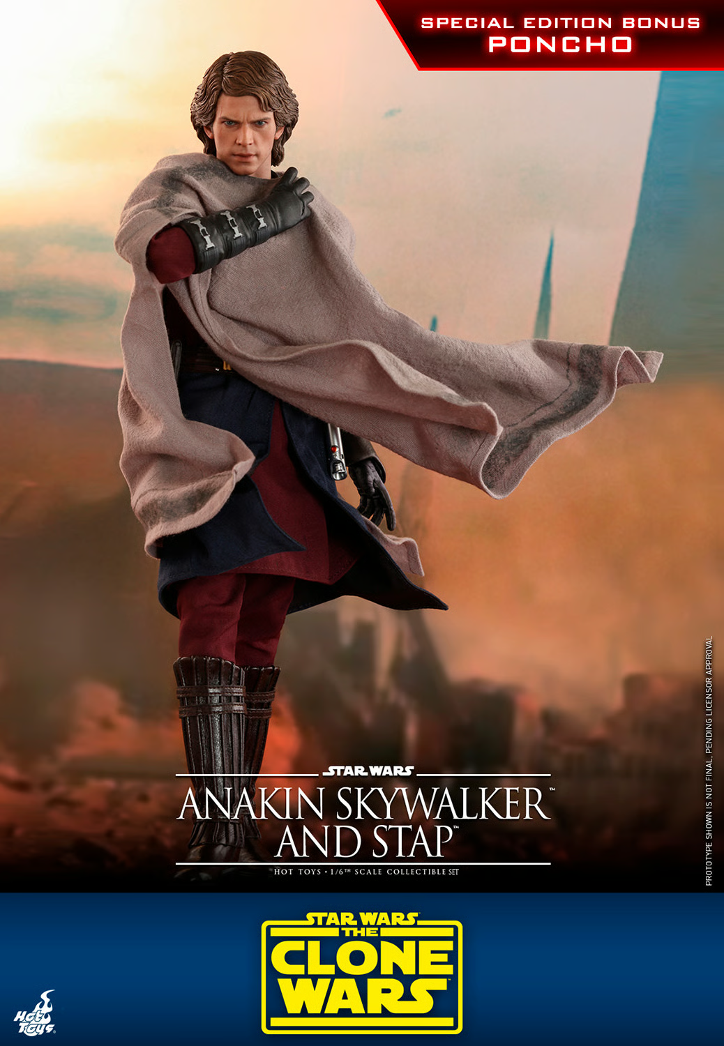 Anakin Skywalker and STAP Sixth Scale Figure Set by Hot Toys
