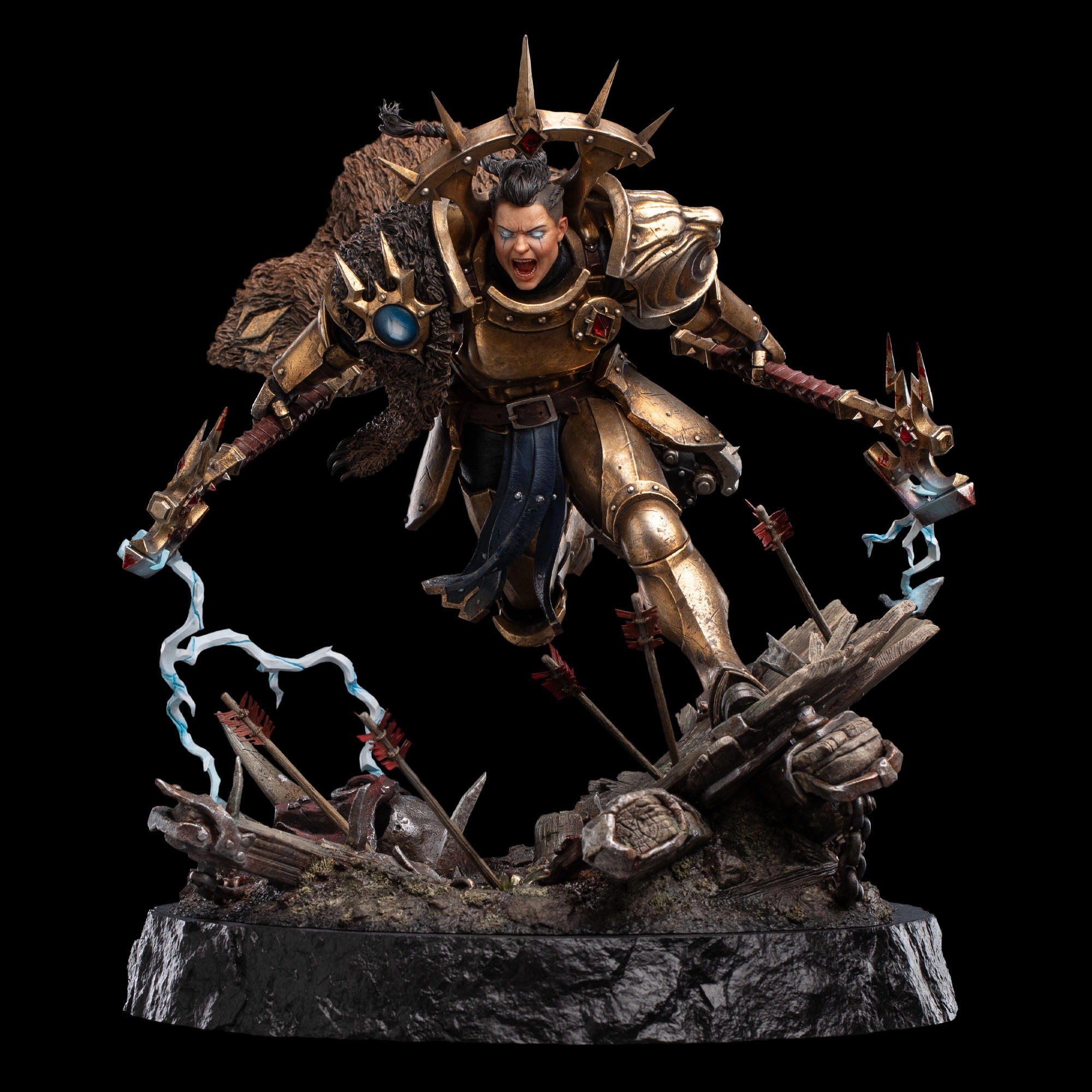 Warhammer Age of Sigmar Neave Blacktalon The God-King's Assassin Statue by Weta
