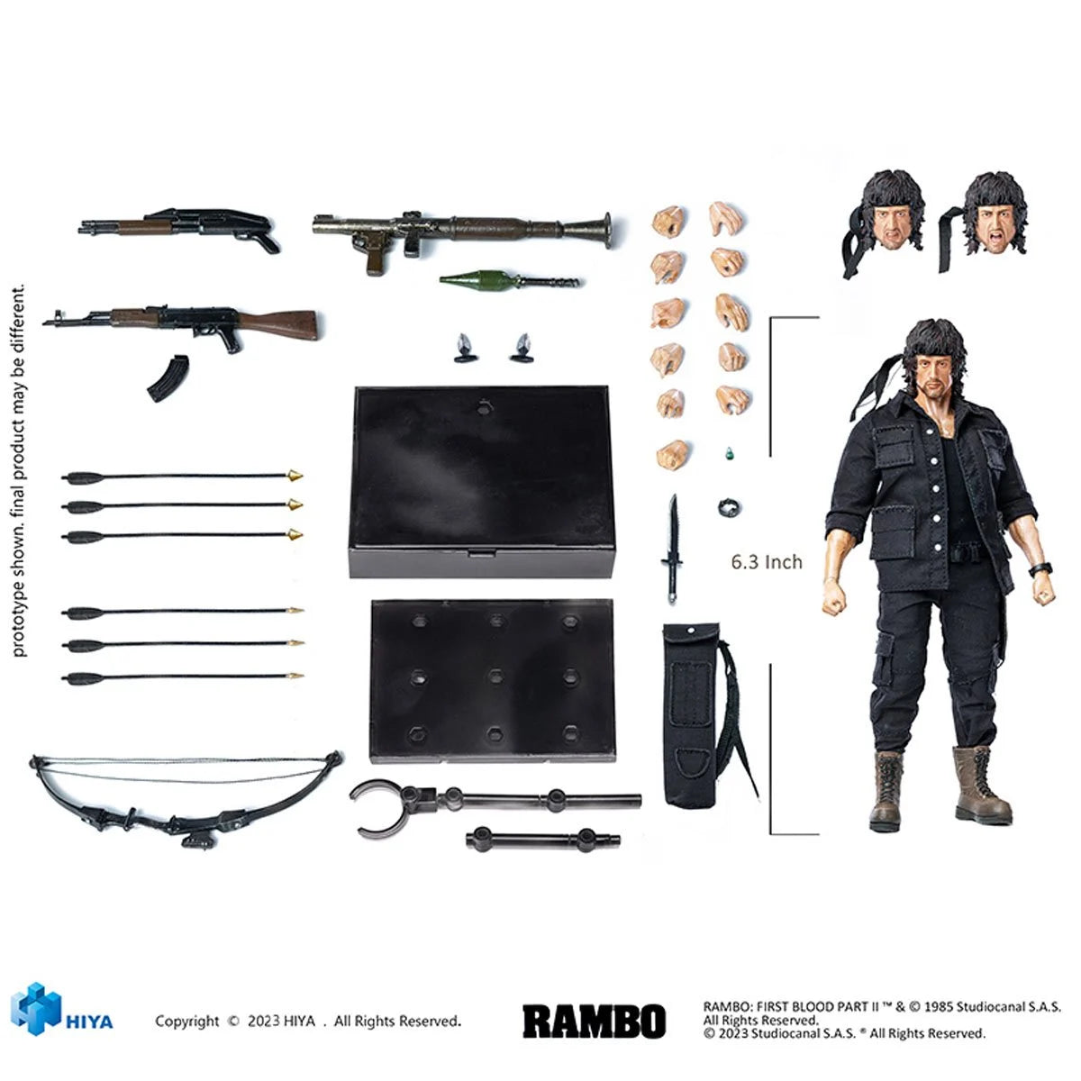 Rambo: First Blood Part II Exquisite Super Series 1:12 Scale Action Fi