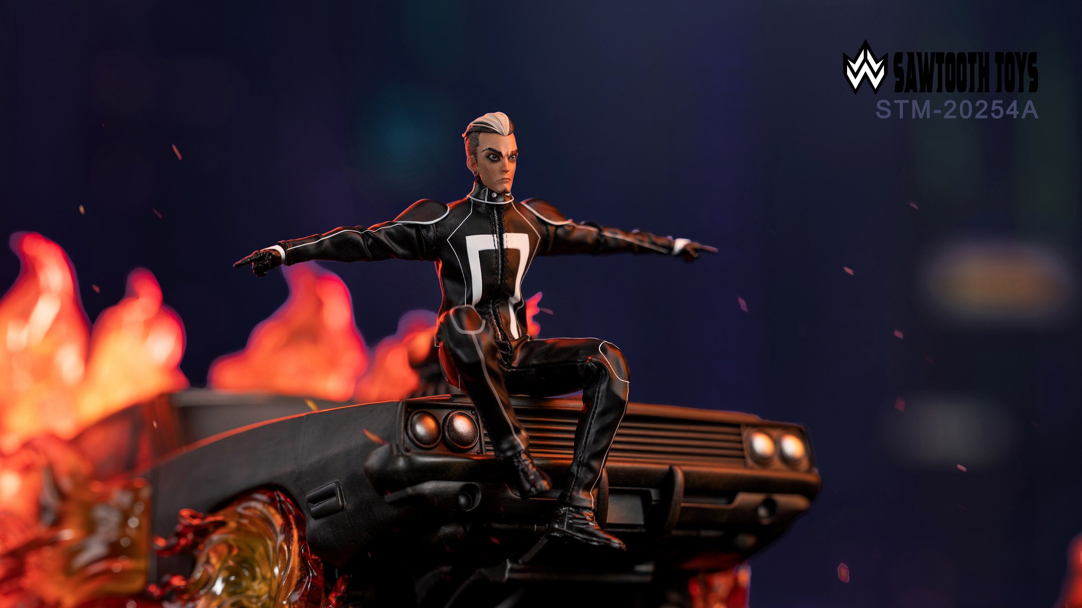 SAWTOOTH 1/12 STM-20254A Flame Rider C Edition