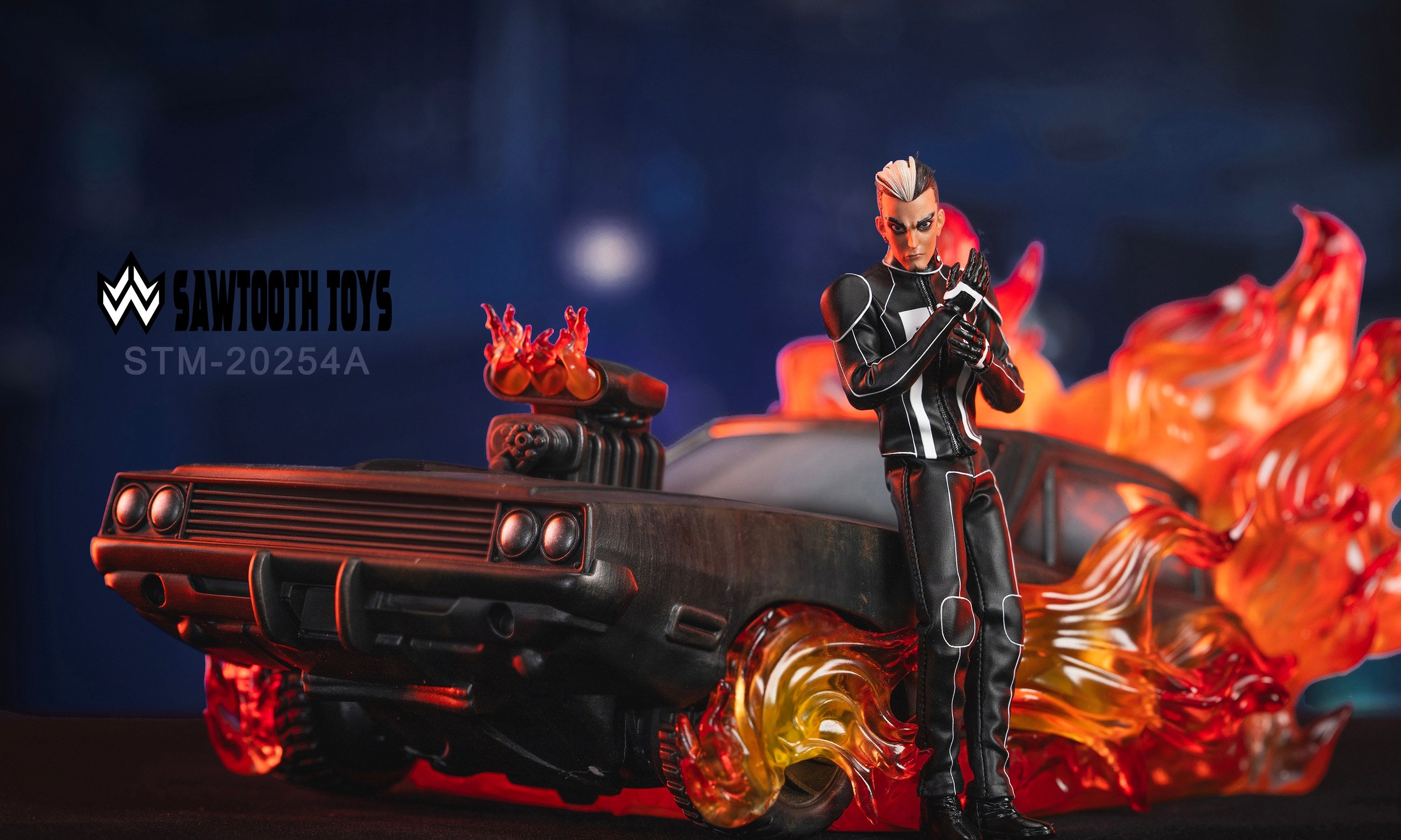 SAWTOOTH 1/12 STM-20254A Flame Rider C Edition