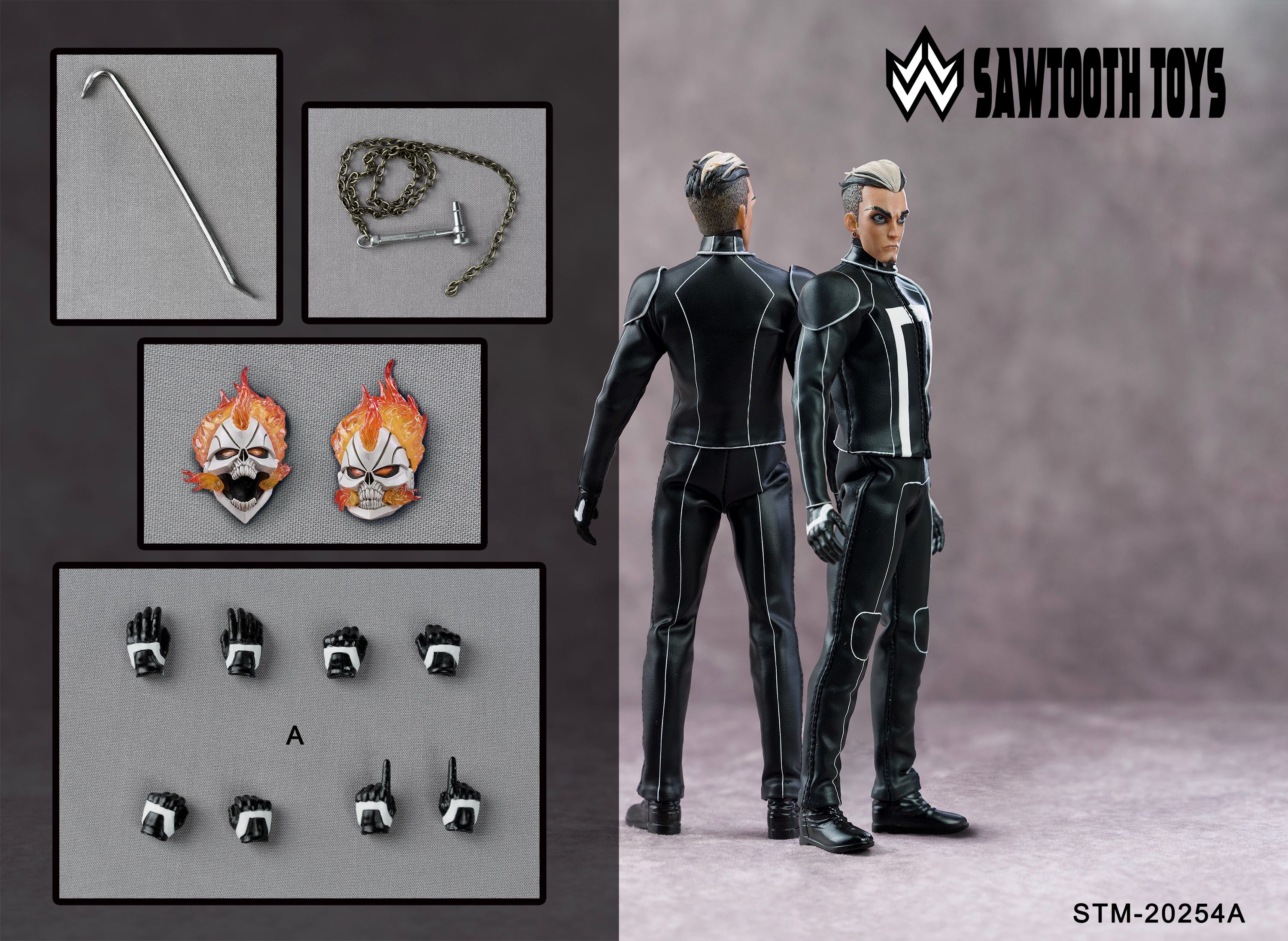 SAWTOOTH 1/12 STM-20254A Flame Rider A Edition