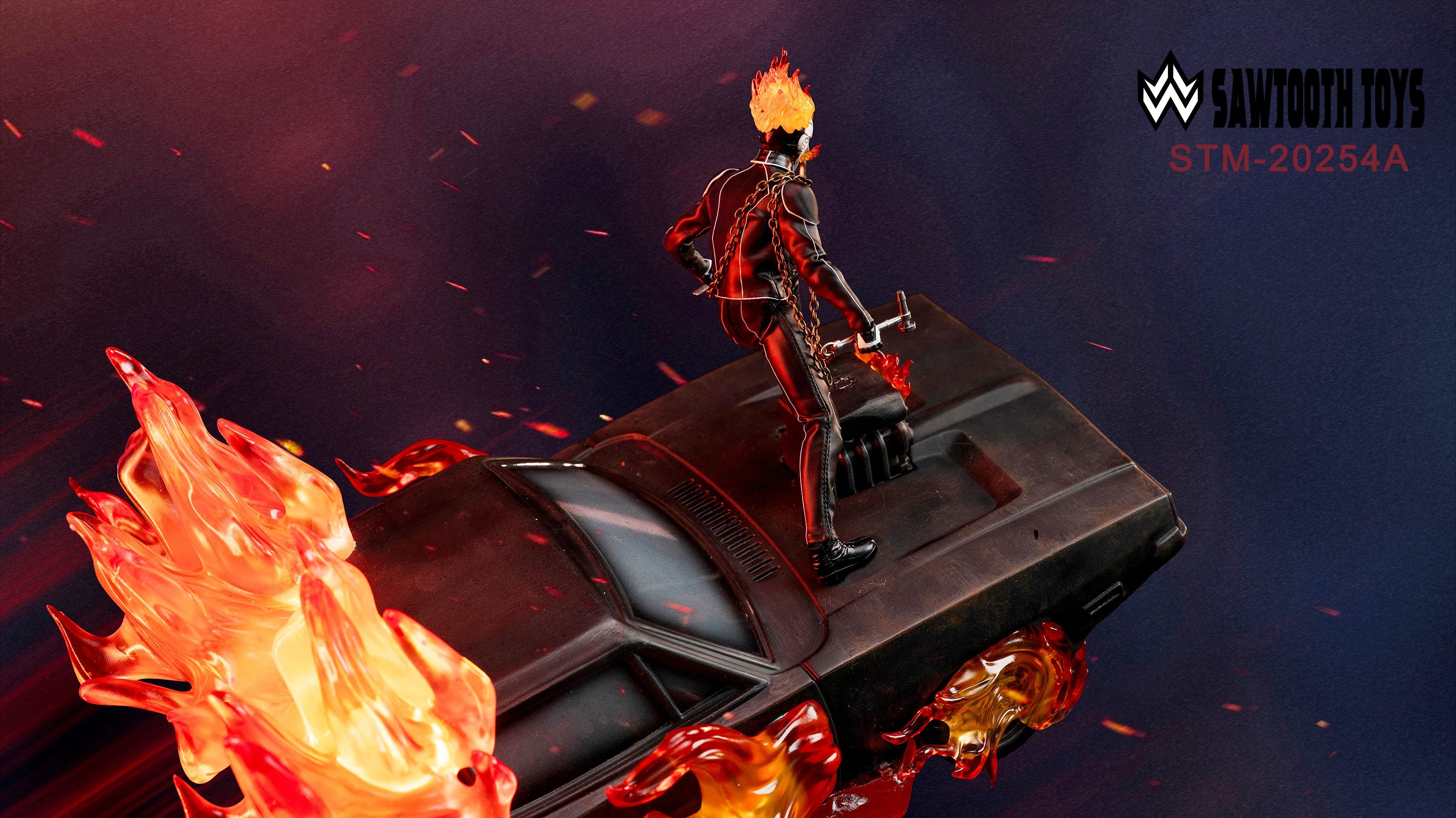 SAWTOOTH 1/12 STM-20254A Flame Rider C Edition