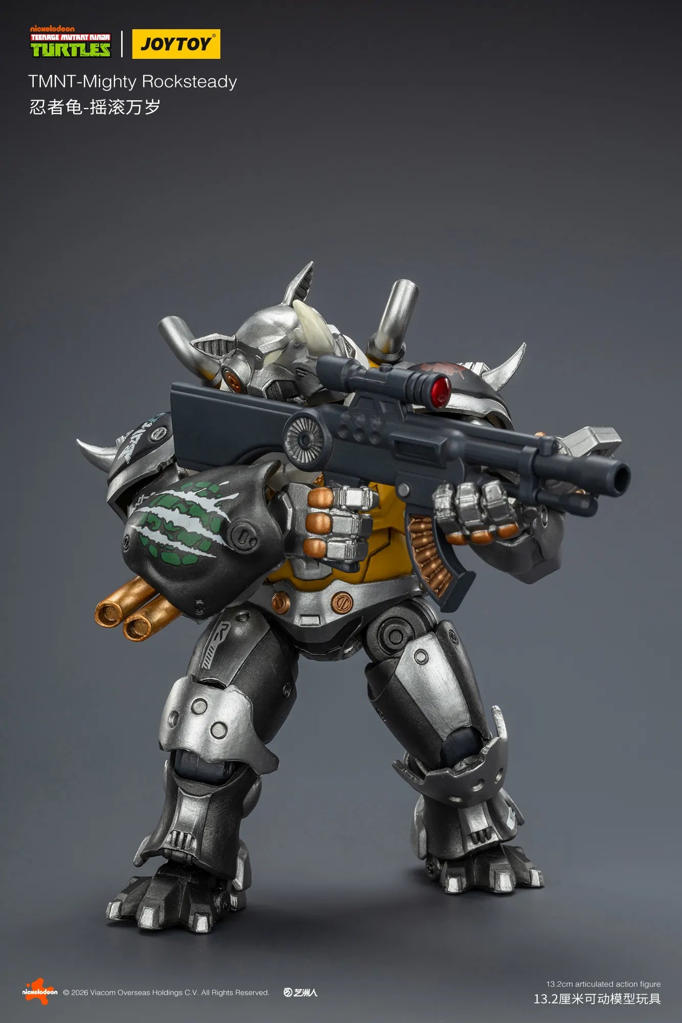TMNT Mighty Rocksteady Action Figure By Joytoy