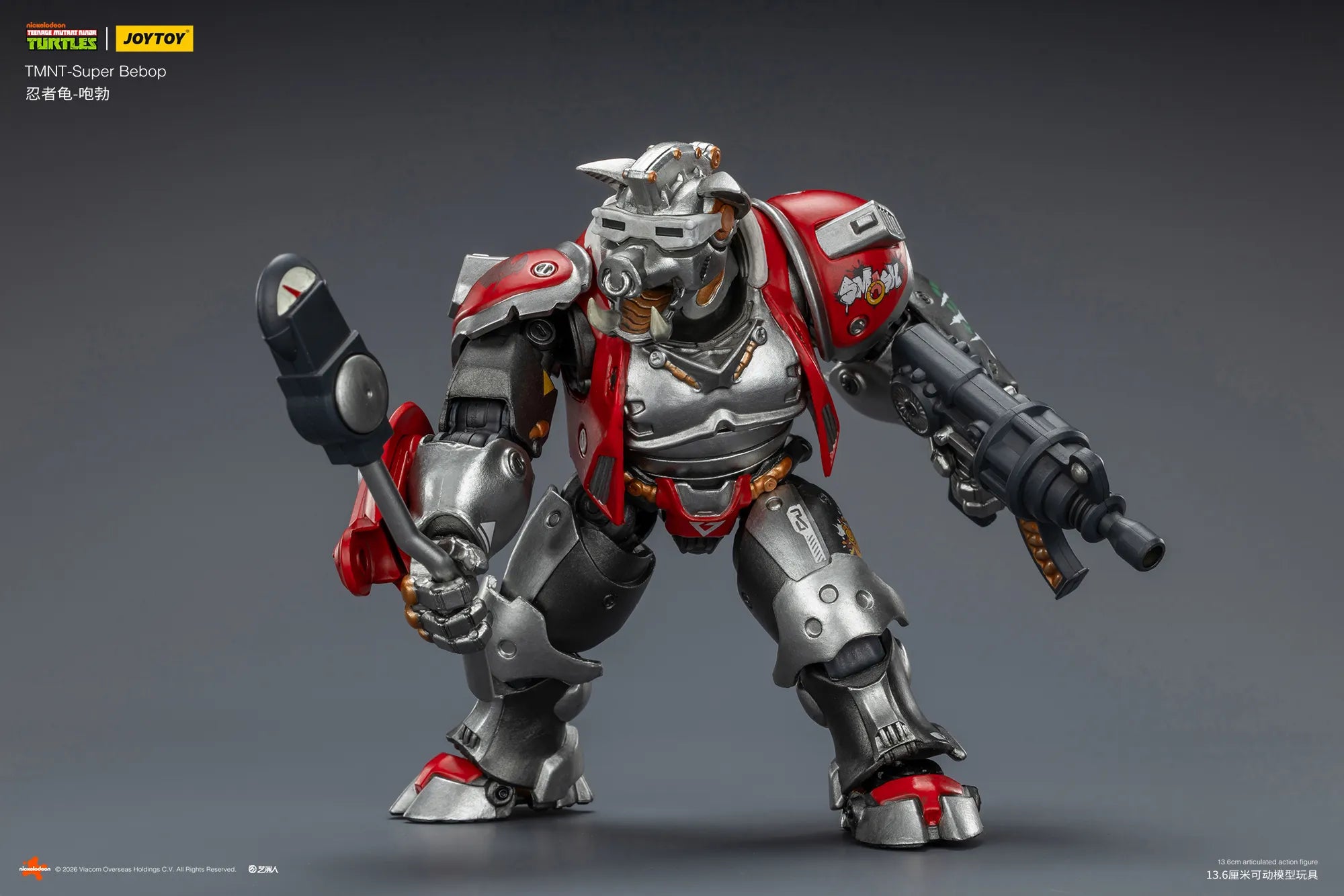 TMNT Super Bebop Action Figure By Joytoy