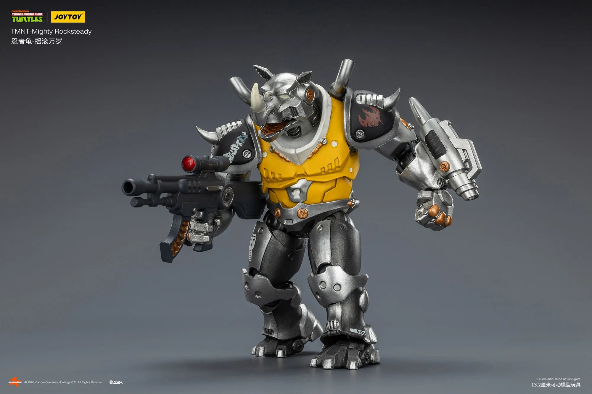 TMNT Mighty Rocksteady Action Figure By Joytoy