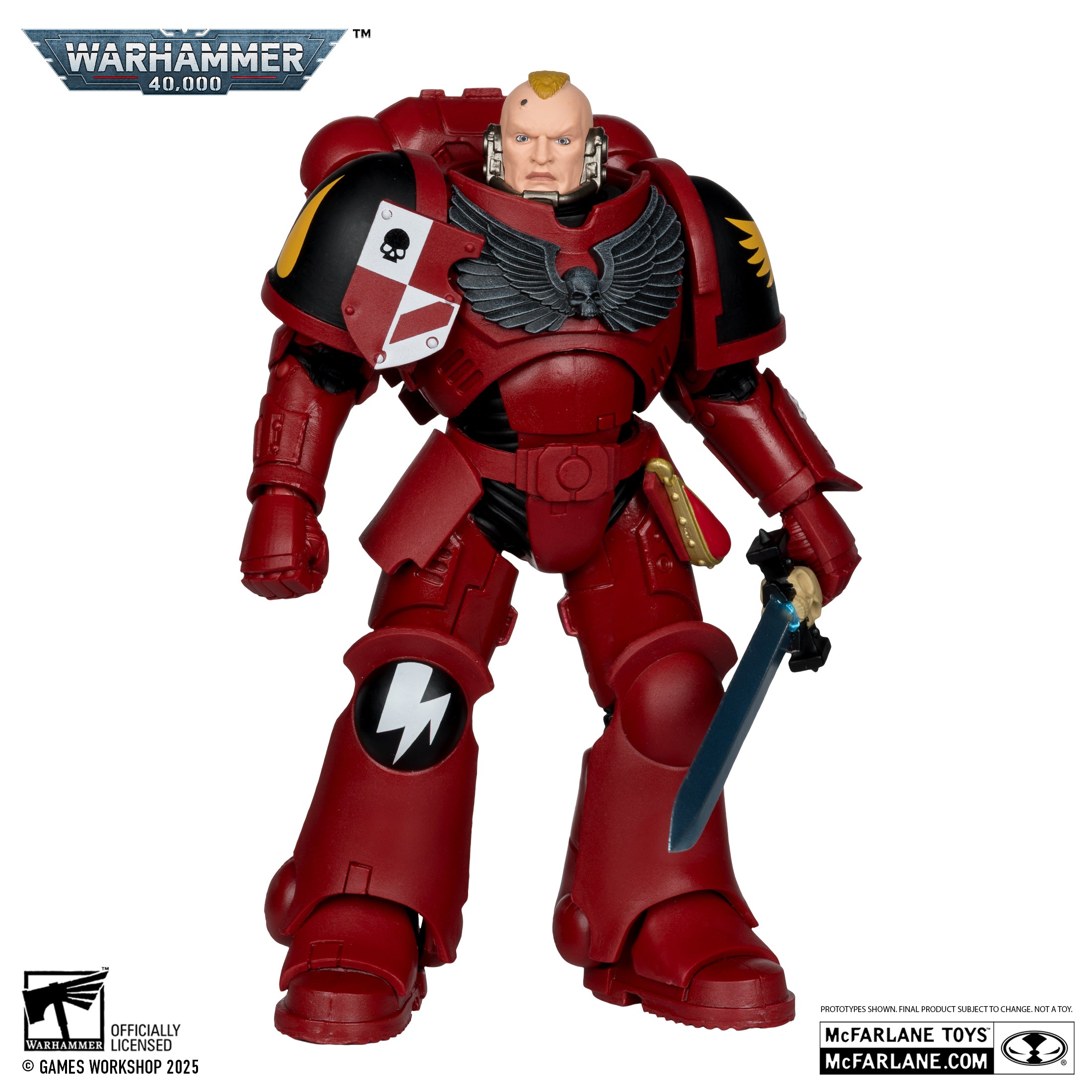 Warhammer 40,000 Blood Angel Assault Intercessor Sergeant By Mcfarlane