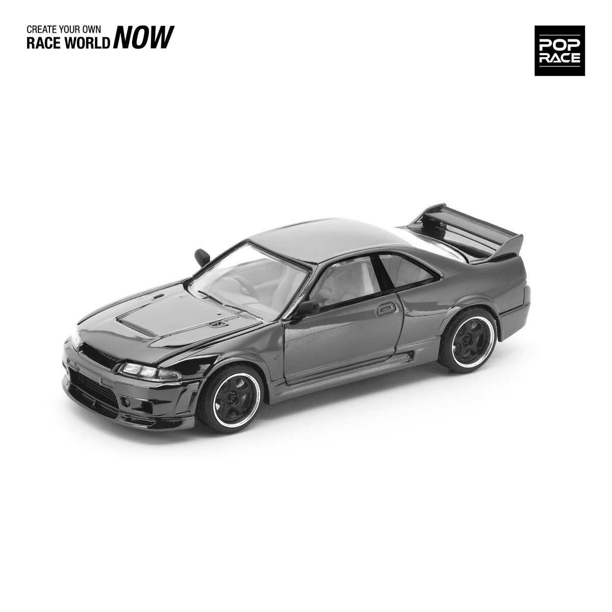 Nissan Skyline GT-R R33 DARK CHROME PRDC003 by Pop Race