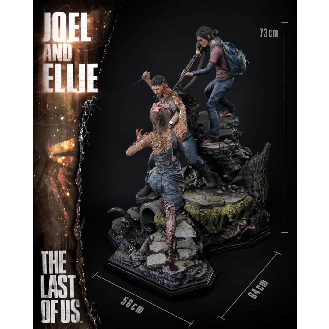 The Last of Us Part I Joel & Ellie Statue By Prime 1 Studio