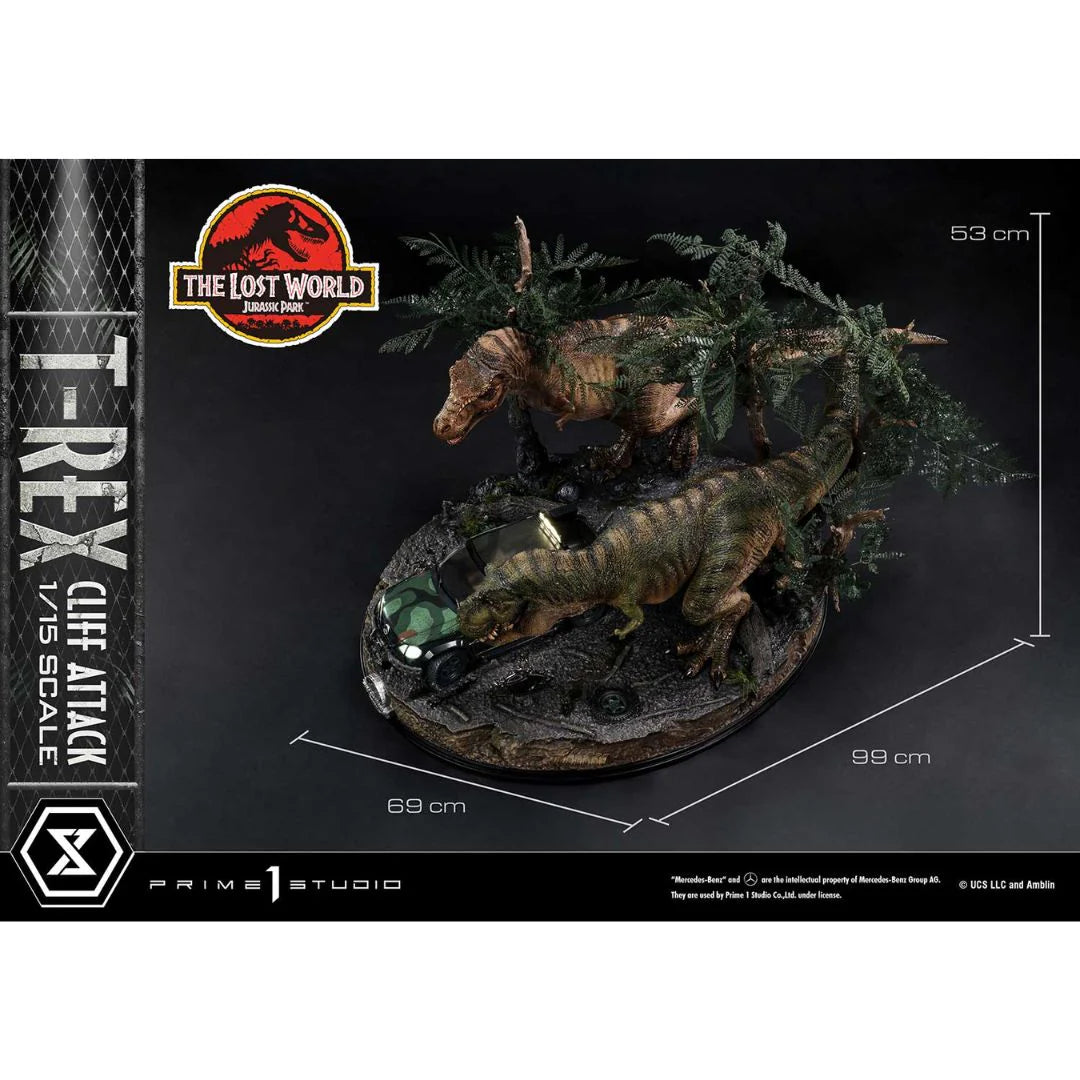 The Lost World: Jurassic Park (Film) T-Rex Cliff Attack By Prime1 Studio