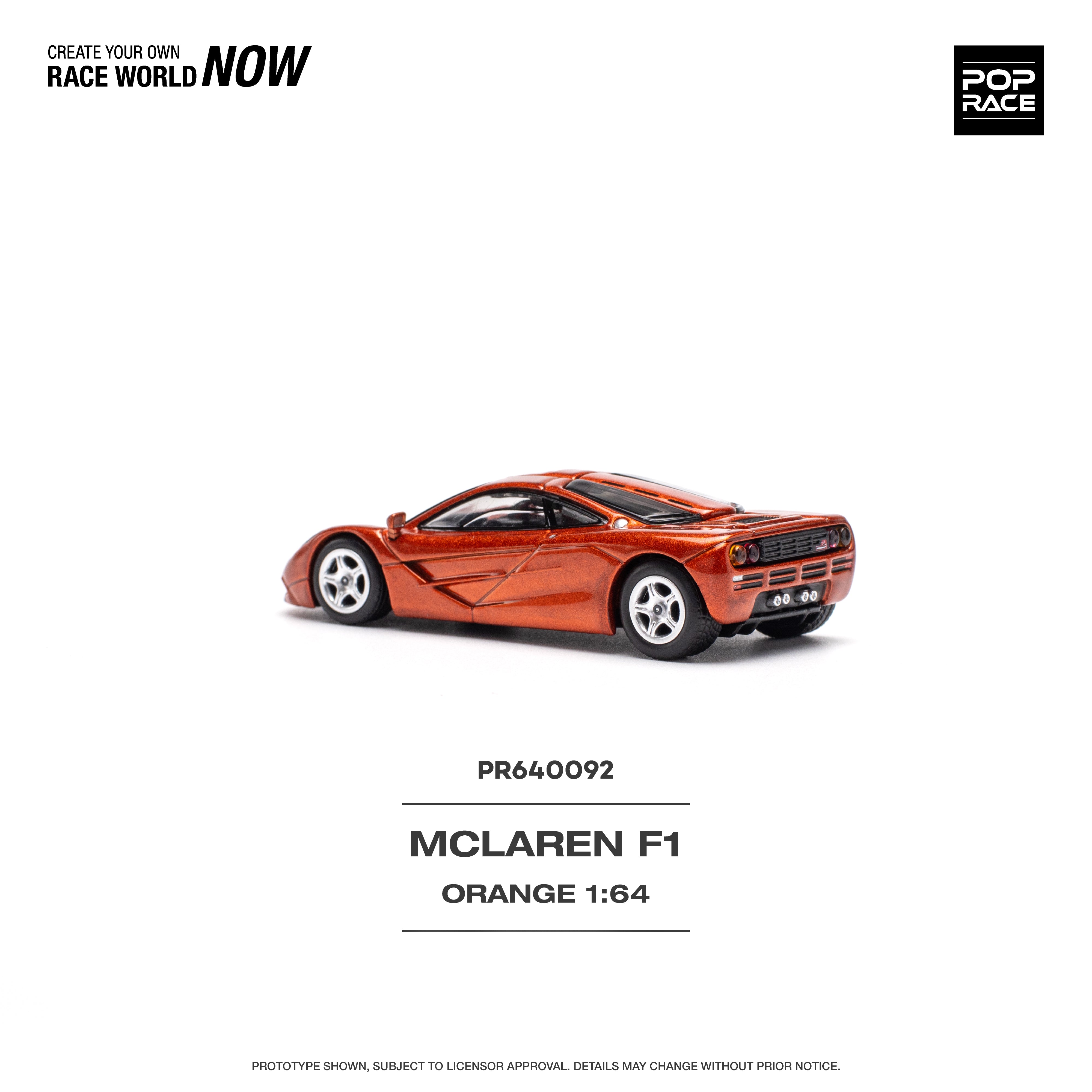 McLAREN F1 - Orange PR640920 by Pop Race