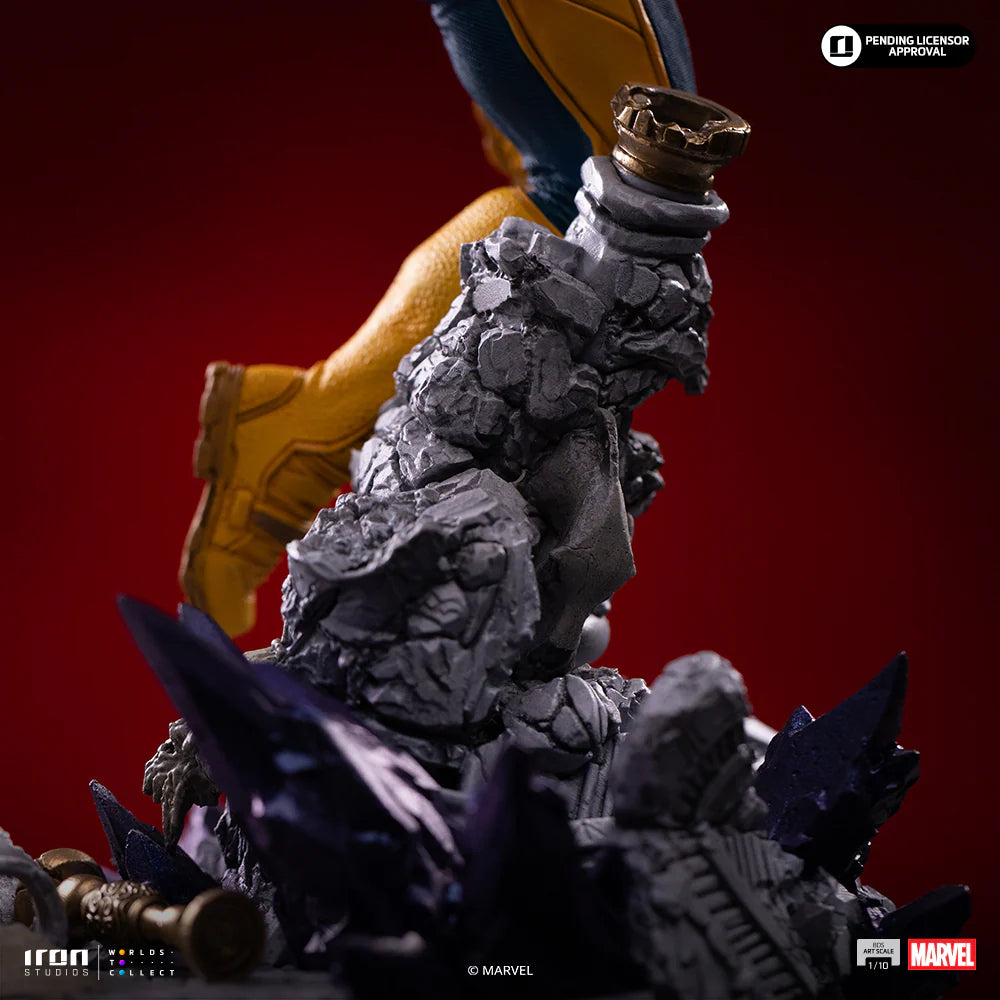 X-Men Cyclops Infinity Gauntlet Diorama Bds Statue By Iron Studios