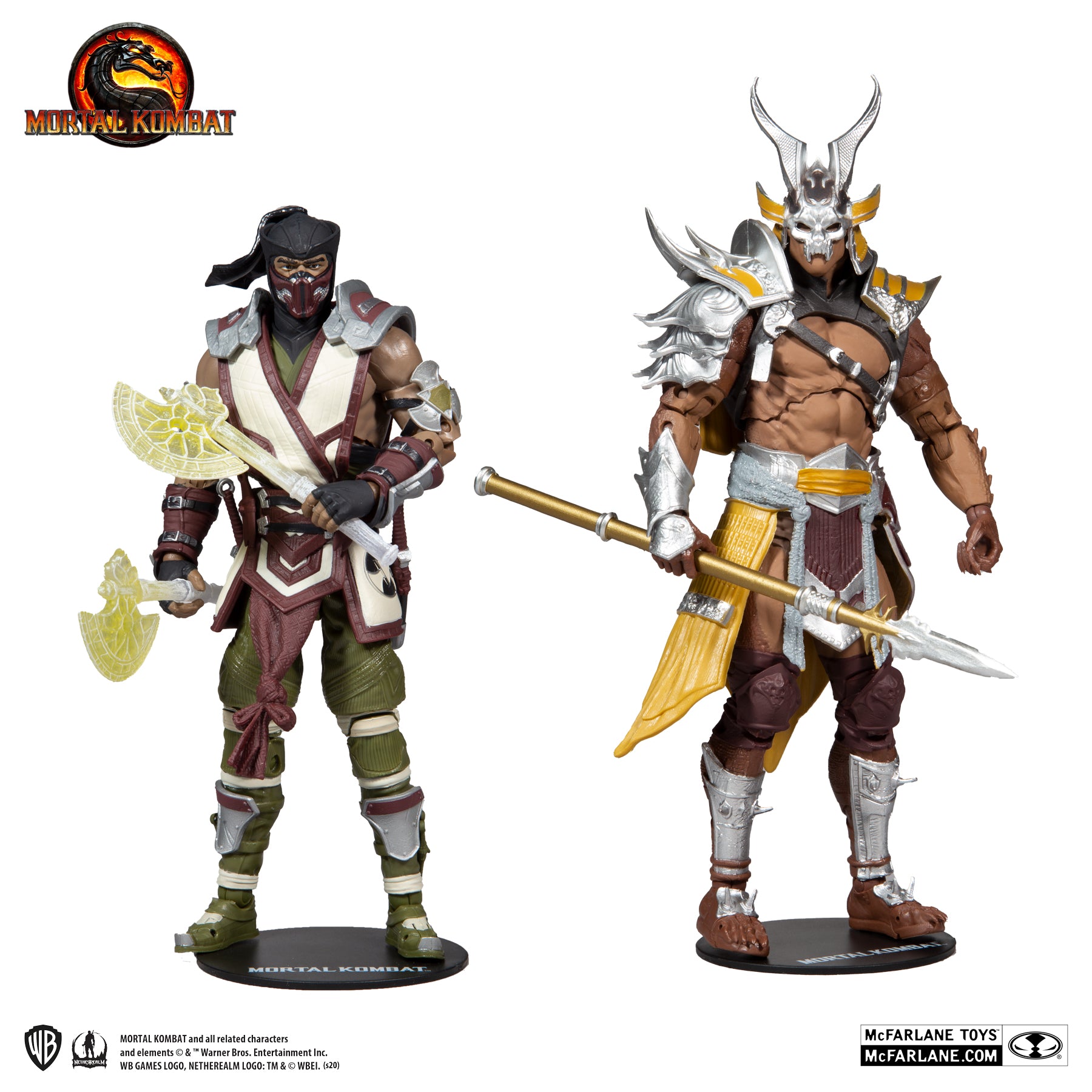 Mortal Kombat Sub-Zero Vs Shao Kahn Figure Revealed by McFarlane