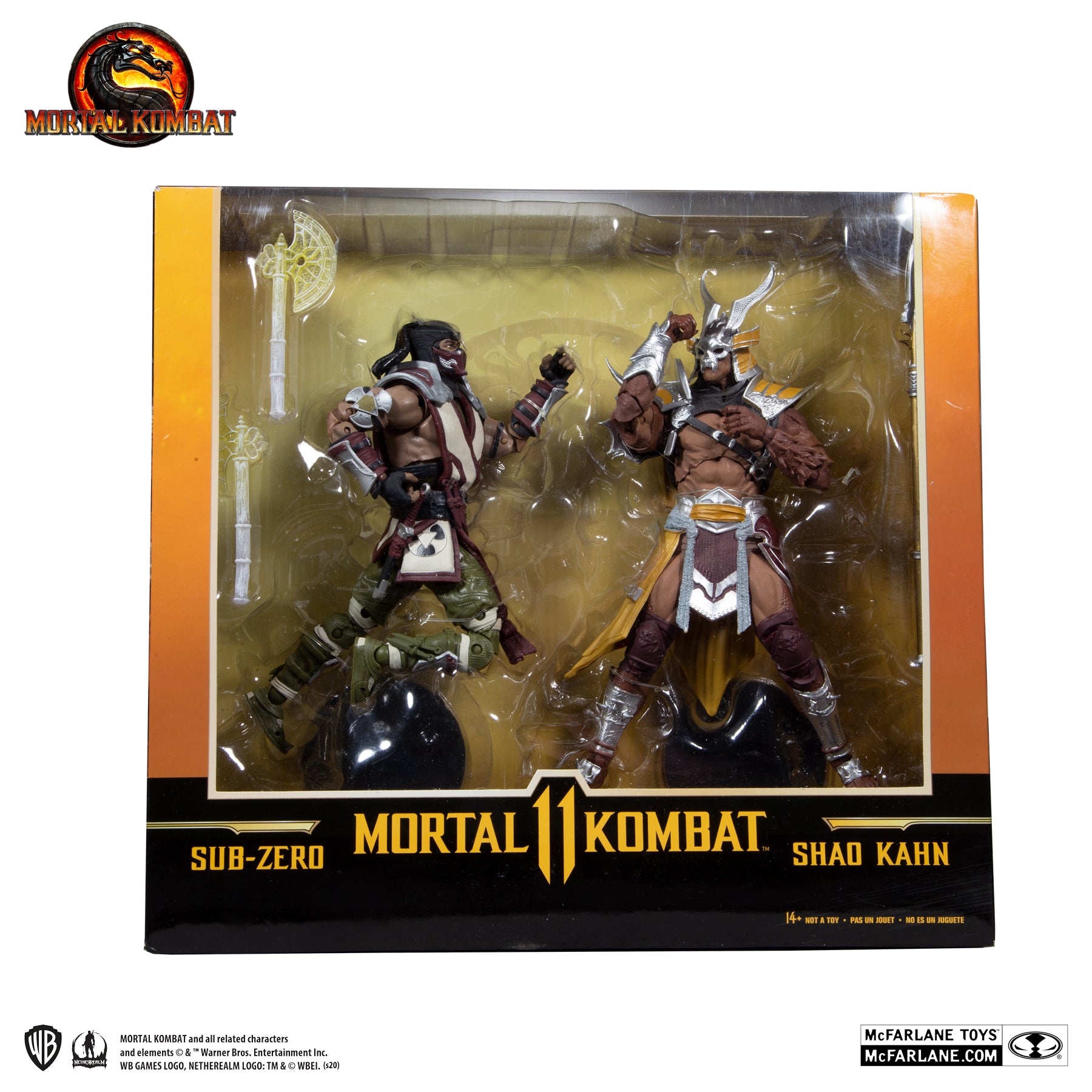 Mortal Kombat Sub-Zero Vs Shao Kahn Figure Revealed by McFarlane