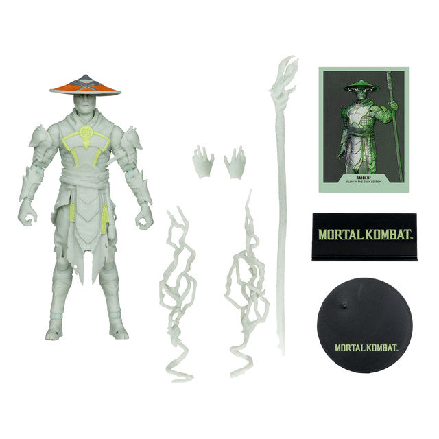 Raiden (Mortal Kombat) Glow In The Dark Edition Gold Label Action Figure