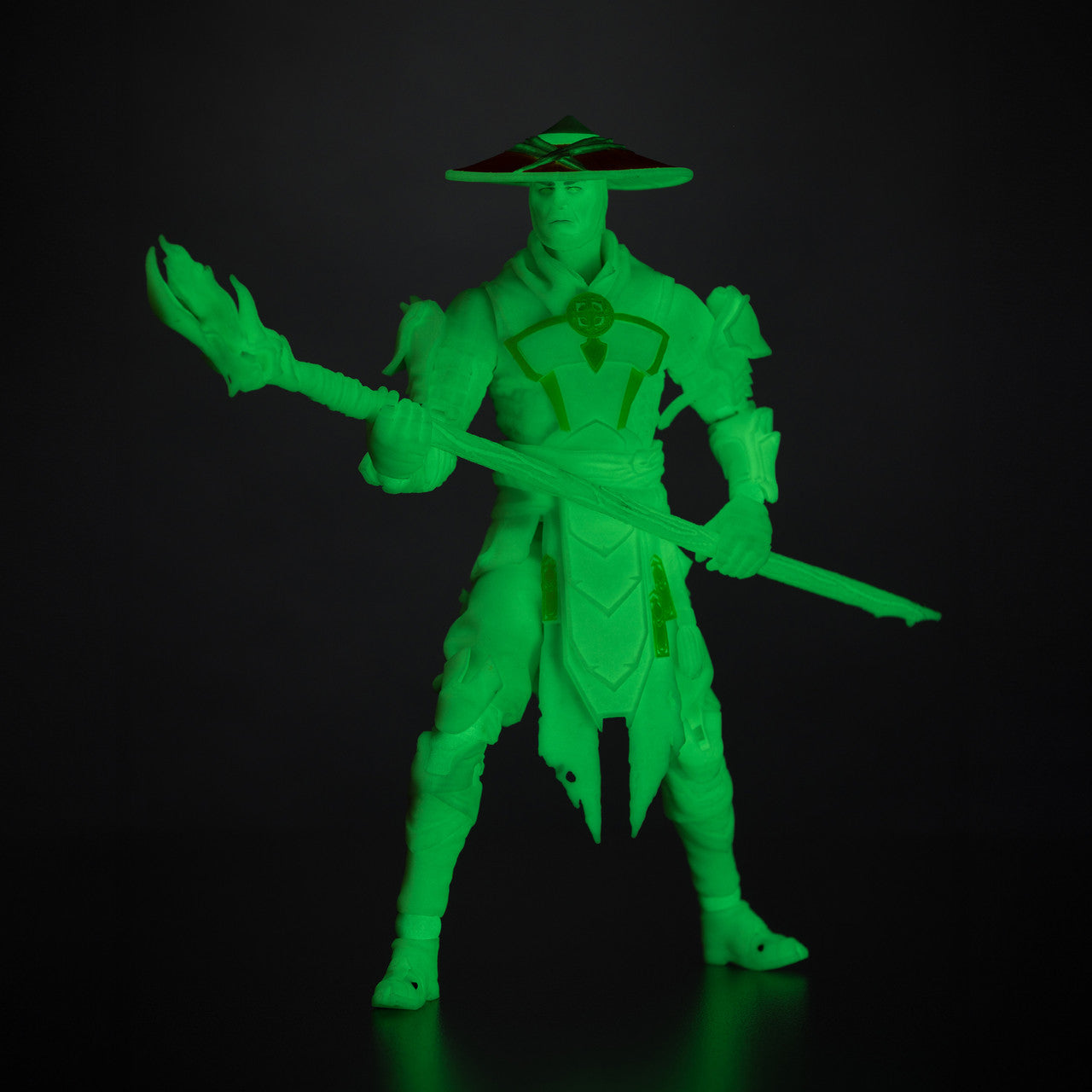 Raiden (Mortal Kombat) Glow In The Dark Edition Gold Label Action Figure